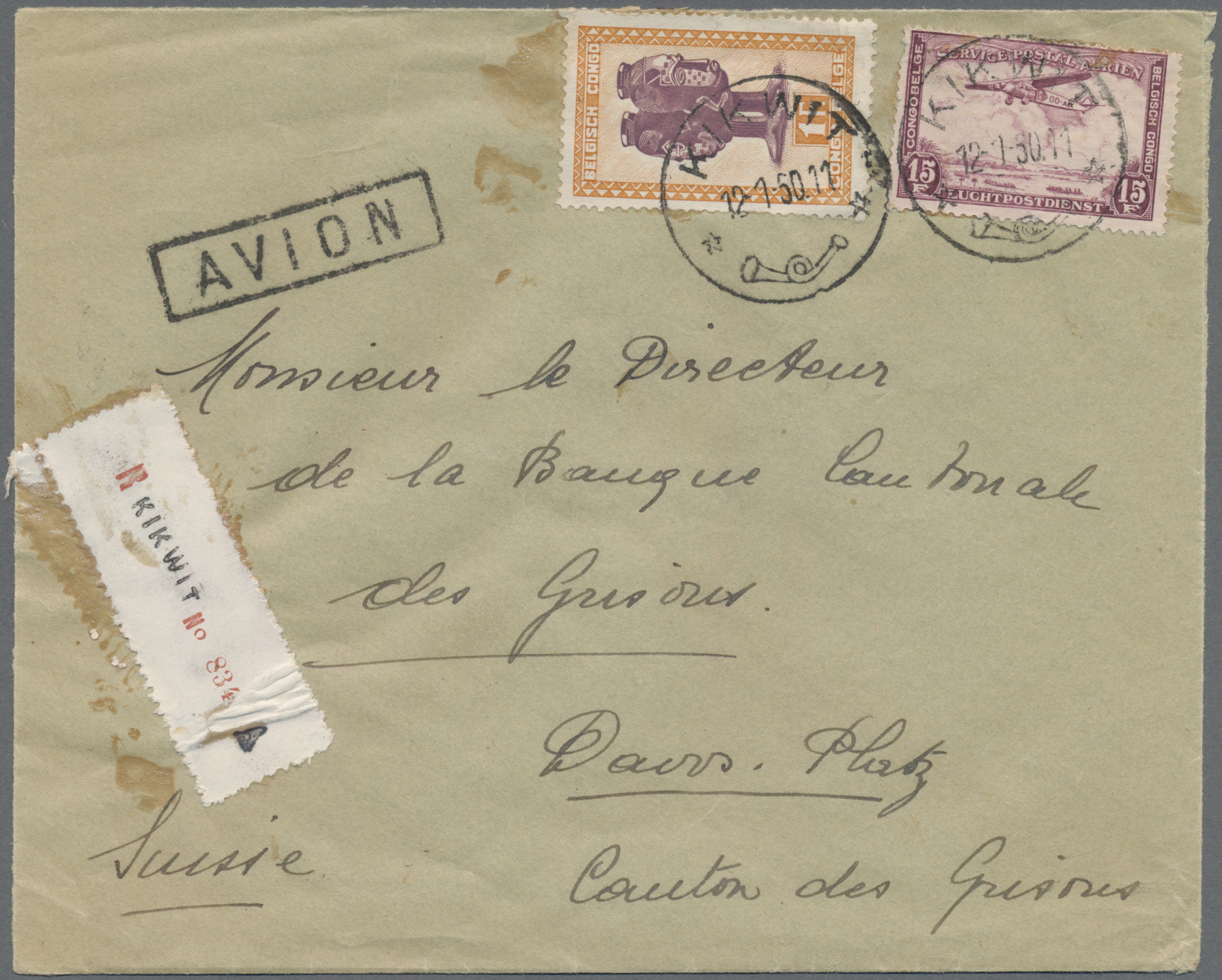 Lot 07101 - belgisch-kongo  -  Auktionshaus Christoph Gärtner GmbH & Co. KG 57th AUCTION - Day 4