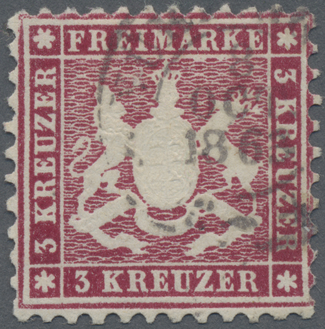 Lot 04857 - Württemberg - Marken und Briefe - Auktionshaus Christoph Gärtner GmbH & Co. KG 57th AUCTION - Day 3 Lot 04857 - Württemberg - Marken und Briefe - Auktionshaus Christoph Gärtner GmbH & Co. KG 57th AUCTION - Day 3