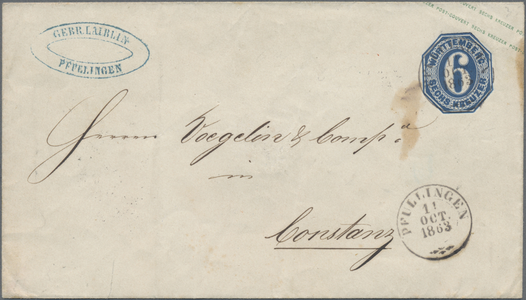 Lot 04687 - württemberg - ganzsachen - Auktionshaus Christoph Gärtner GmbH & Co. KG 58th AUCTION - Day 2 Lot 04687 - württemberg - ganzsachen - Auktionshaus Christoph Gärtner GmbH & Co. KG 58th AUCTION - Day 2