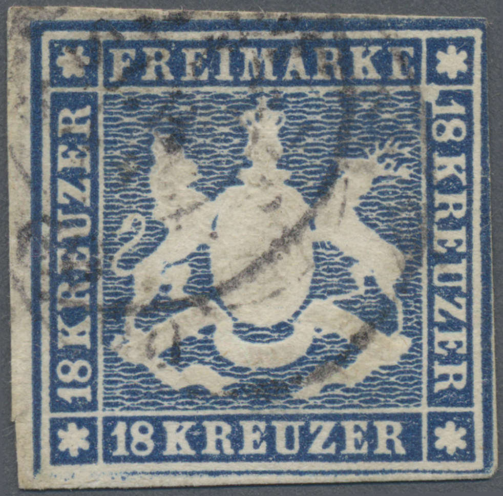 Lot 04841 - Württemberg - Marken und Briefe  -  Auktionshaus Christoph Gärtner GmbH & Co. KG 57th AUCTION - Day 3