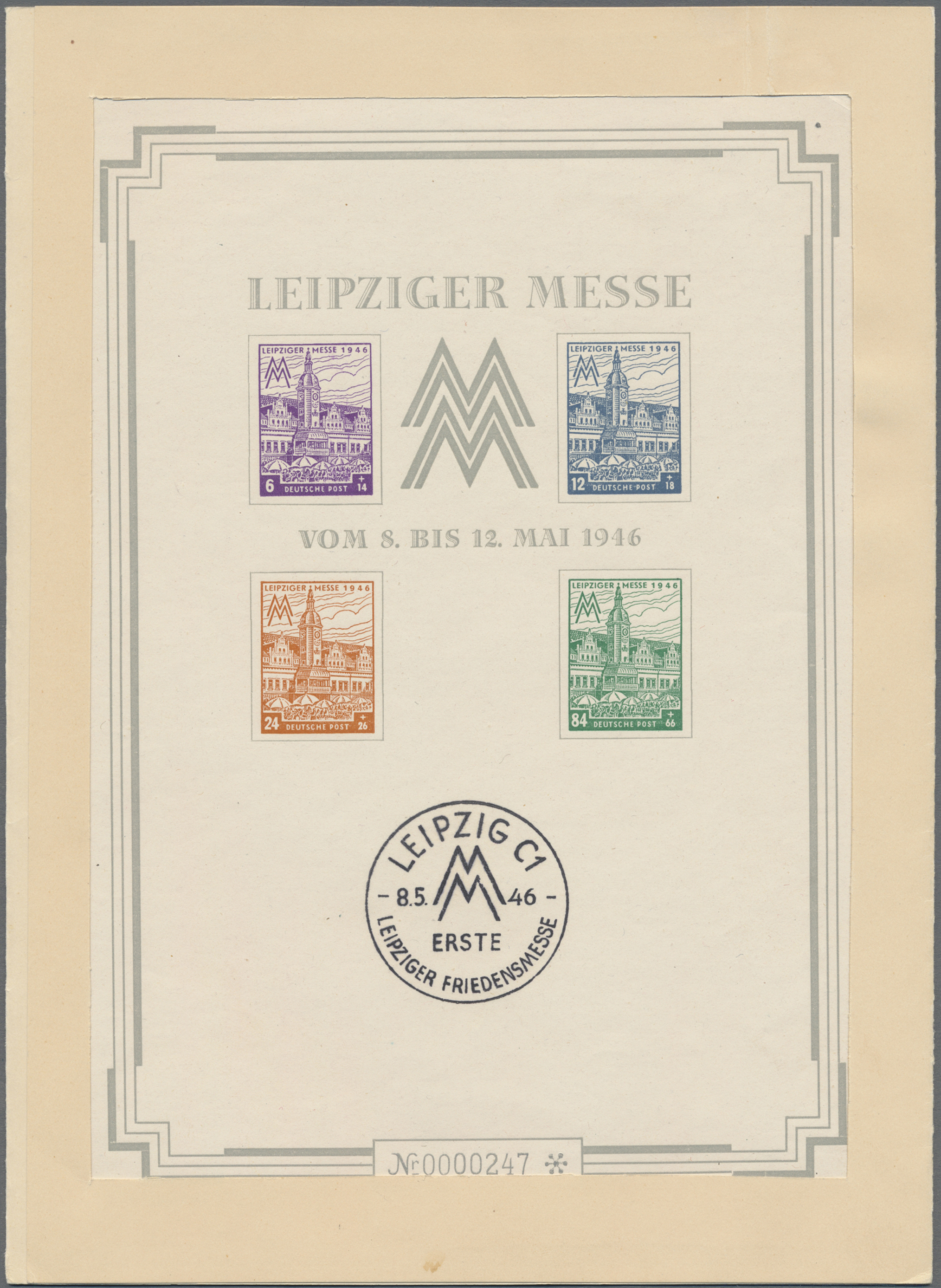 Lot 06429 - Sowjetische Zone - West-Sachsen - Auktionshaus Christoph Gärtner GmbH & Co. KG 57th AUCTION - Day 3 Lot 06429 - Sowjetische Zone - West-Sachsen - Auktionshaus Christoph Gärtner GmbH & Co. KG 57th AUCTION - Day 3
