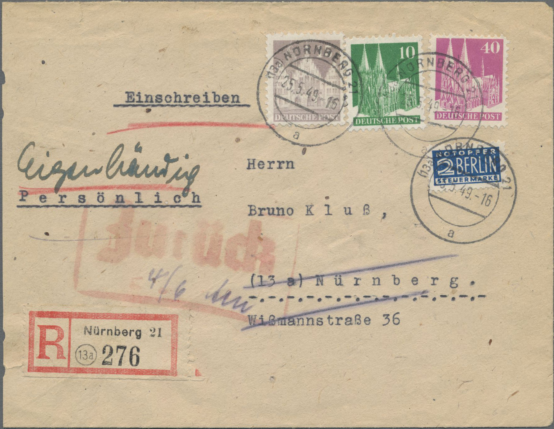 Lot 04564 - bizone - Auktionshaus Christoph Gärtner GmbH & Co. KG 53rd AUCTION - Day 3 Germany Lot 04564 - bizone - Auktionshaus Christoph Gärtner GmbH & Co. KG 53rd AUCTION - Day 3 Germany