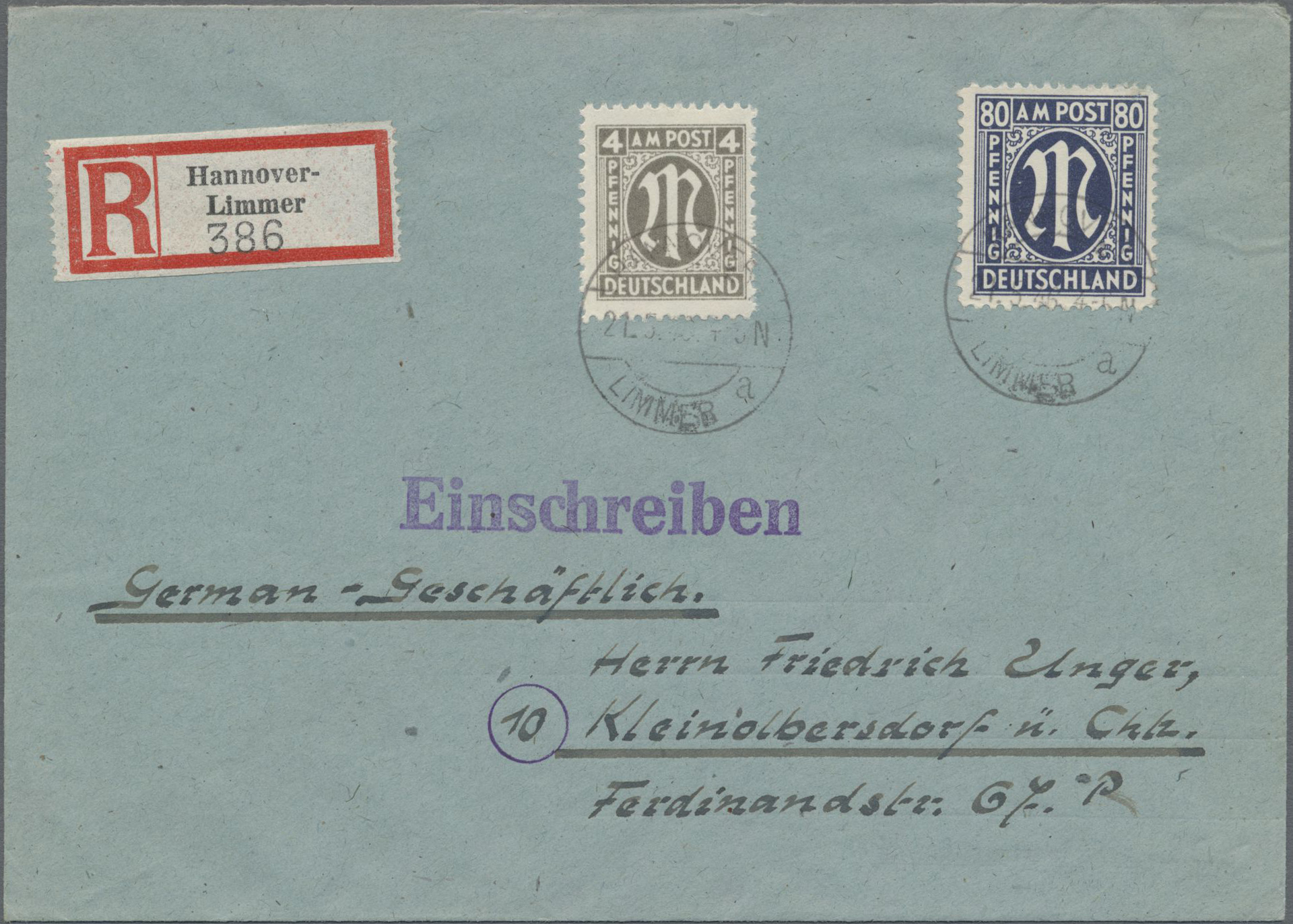 Lot 04553 - bizone - Auktionshaus Christoph Gärtner GmbH & Co. KG 53rd AUCTION - Day 3 Germany Lot 04553 - bizone - Auktionshaus Christoph Gärtner GmbH & Co. KG 53rd AUCTION - Day 3 Germany