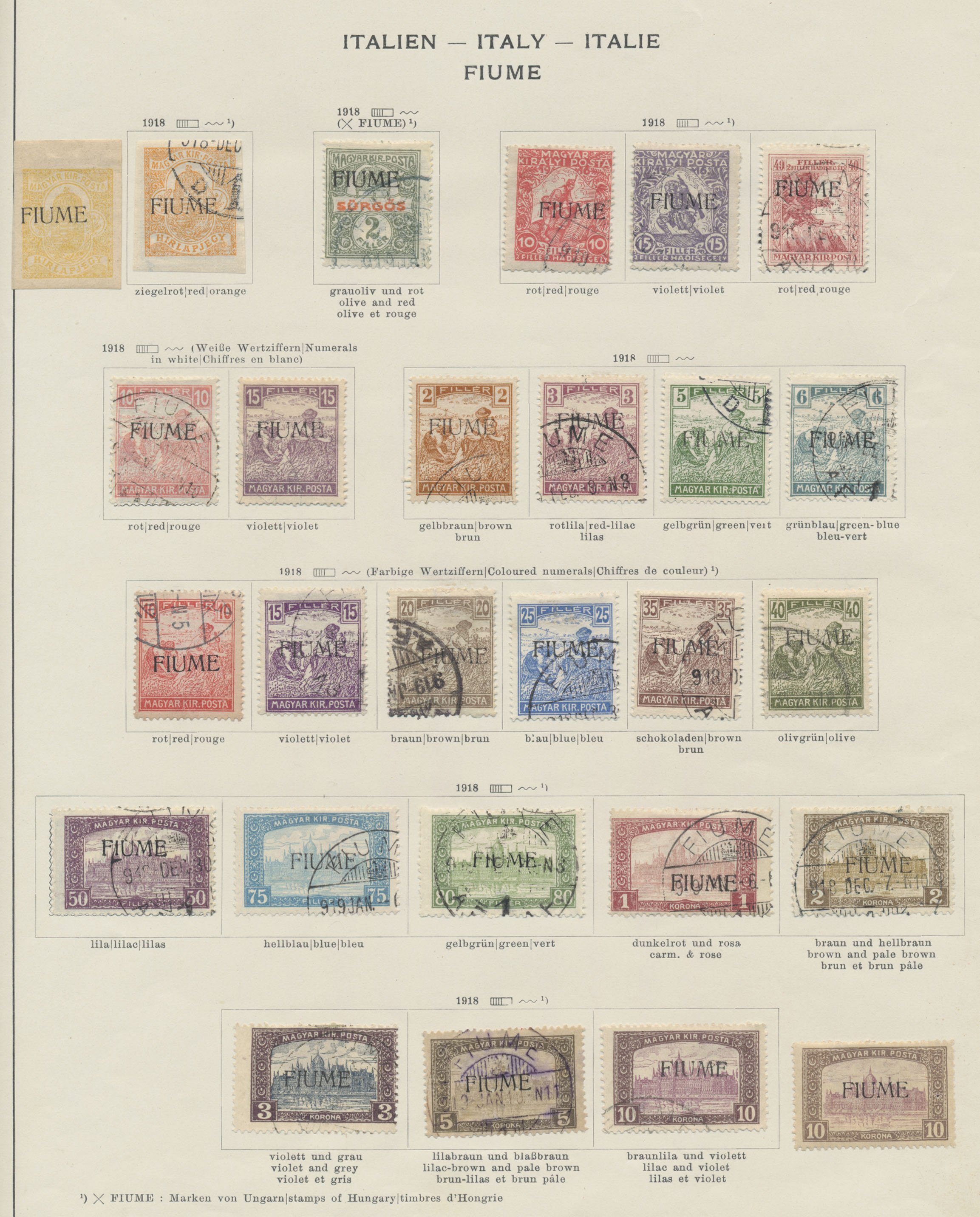 Lot 12079 - Fiume - Auktionshaus Christoph Gärtner GmbH & Co. KG 58th AUCTION - Day 4 Lot 12079 - Fiume - Auktionshaus Christoph Gärtner GmbH & Co. KG 58th AUCTION - Day 4