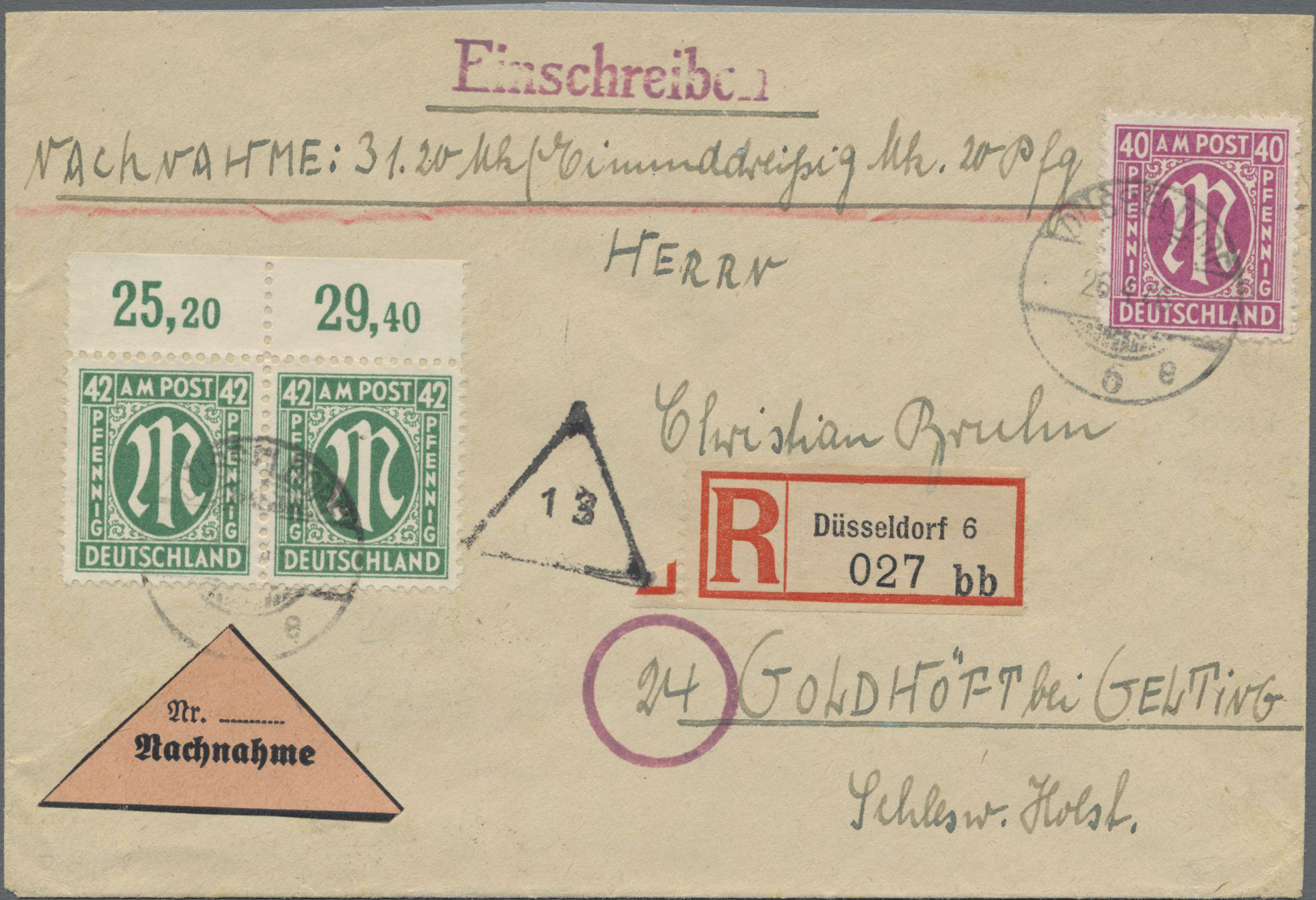 Lot 04551 - bizone - Auktionshaus Christoph Gärtner GmbH & Co. KG 53rd AUCTION - Day 3 Germany Lot 04551 - bizone - Auktionshaus Christoph Gärtner GmbH & Co. KG 53rd AUCTION - Day 3 Germany