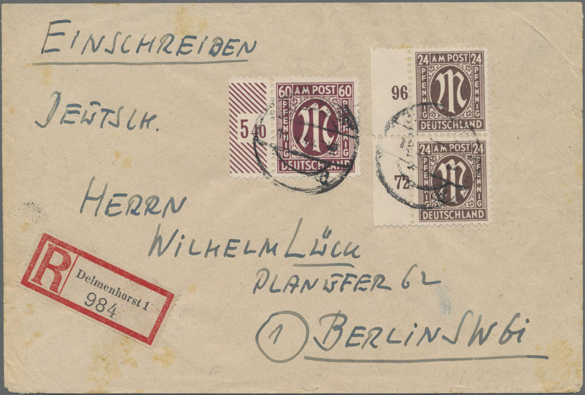 Lot 04547 - bizone - Auktionshaus Christoph Gärtner GmbH & Co. KG 53rd AUCTION - Day 3 Germany Lot 04547 - bizone - Auktionshaus Christoph Gärtner GmbH & Co. KG 53rd AUCTION - Day 3 Germany