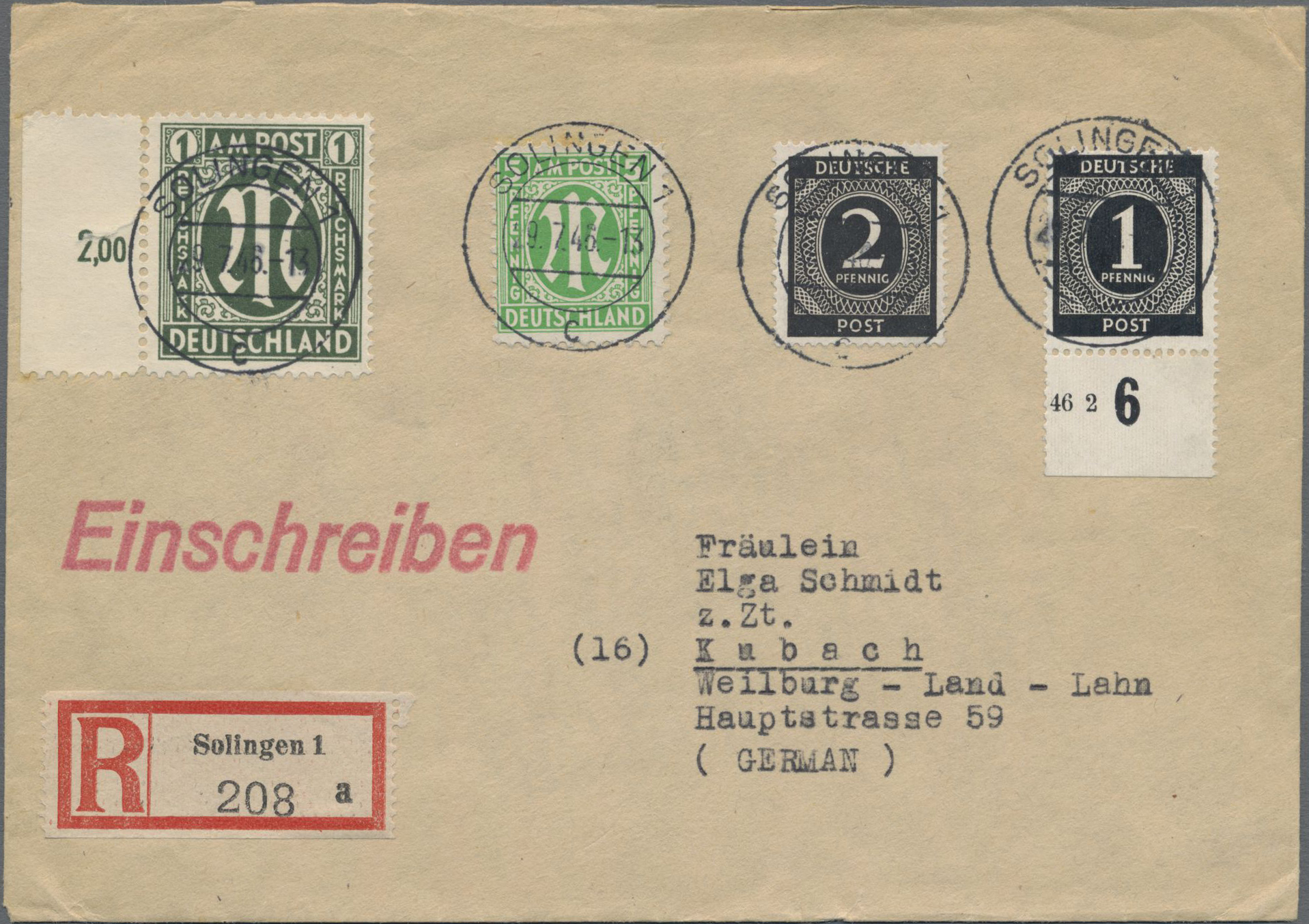 Lot 04556 - bizone - Auktionshaus Christoph Gärtner GmbH & Co. KG 53rd AUCTION - Day 3 Germany Lot 04556 - bizone - Auktionshaus Christoph Gärtner GmbH & Co. KG 53rd AUCTION - Day 3 Germany