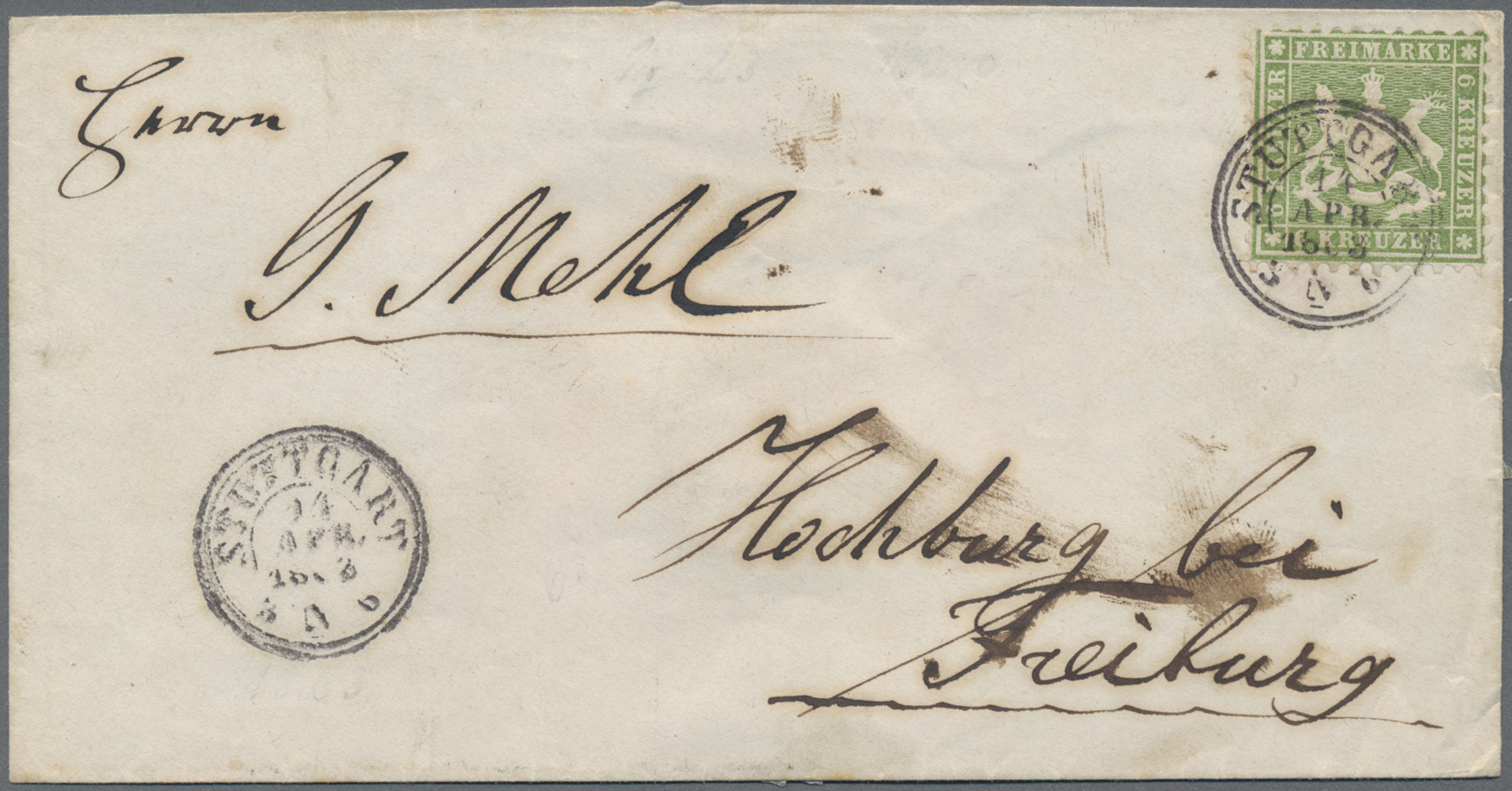 Lot 04852 - Württemberg - Marken und Briefe - Auktionshaus Christoph Gärtner GmbH & Co. KG 57th AUCTION - Day 3 Lot 04852 - Württemberg - Marken und Briefe - Auktionshaus Christoph Gärtner GmbH & Co. KG 57th AUCTION - Day 3