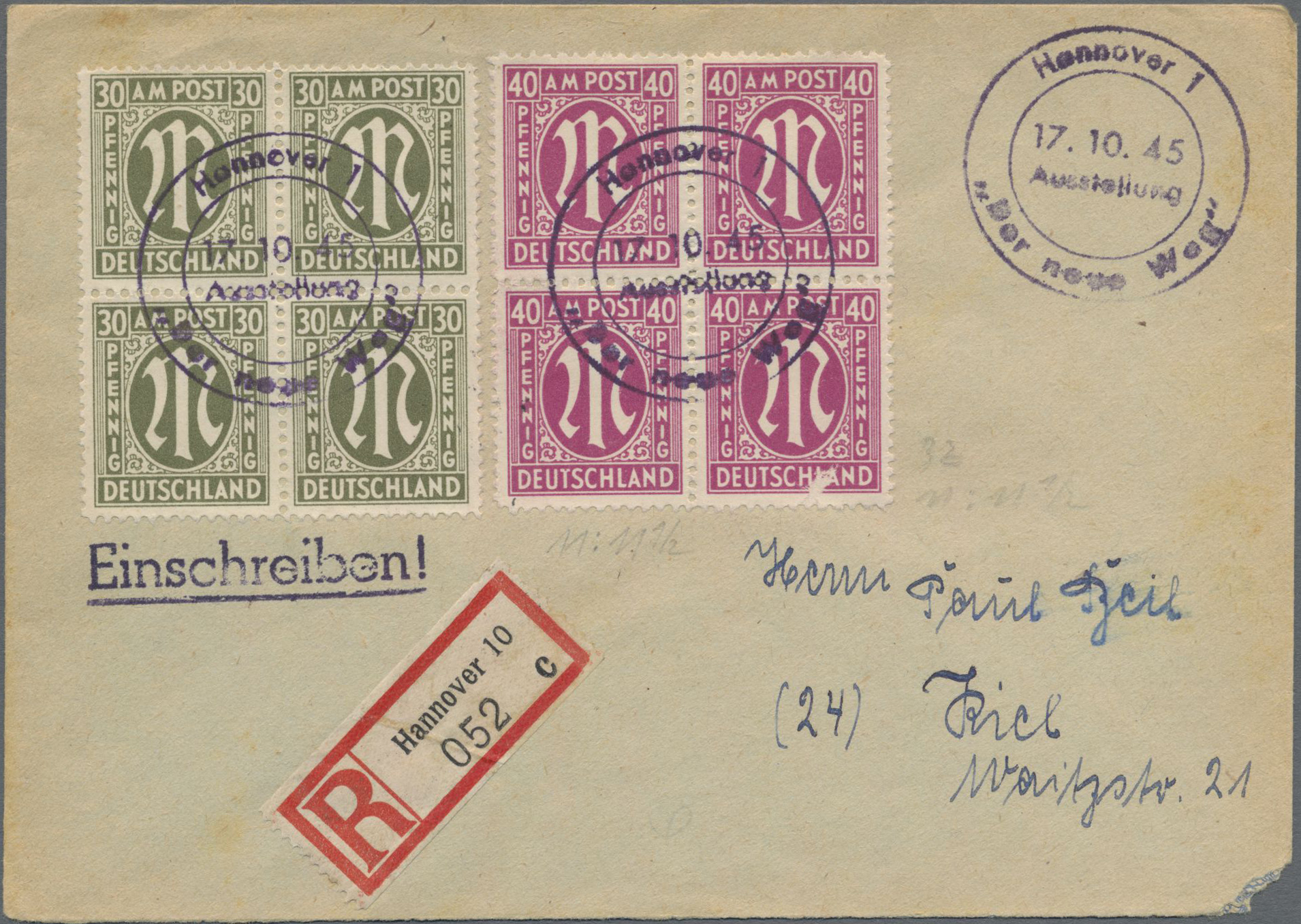 Lot 04549 - bizone - Auktionshaus Christoph Gärtner GmbH & Co. KG 53rd AUCTION - Day 3 Germany Lot 04549 - bizone - Auktionshaus Christoph Gärtner GmbH & Co. KG 53rd AUCTION - Day 3 Germany