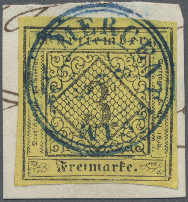 Lot 04940 - Württemberg - Dreikreisstempel  -  Auktionshaus Christoph Gärtner GmbH & Co. KG 57th AUCTION - Day 3
