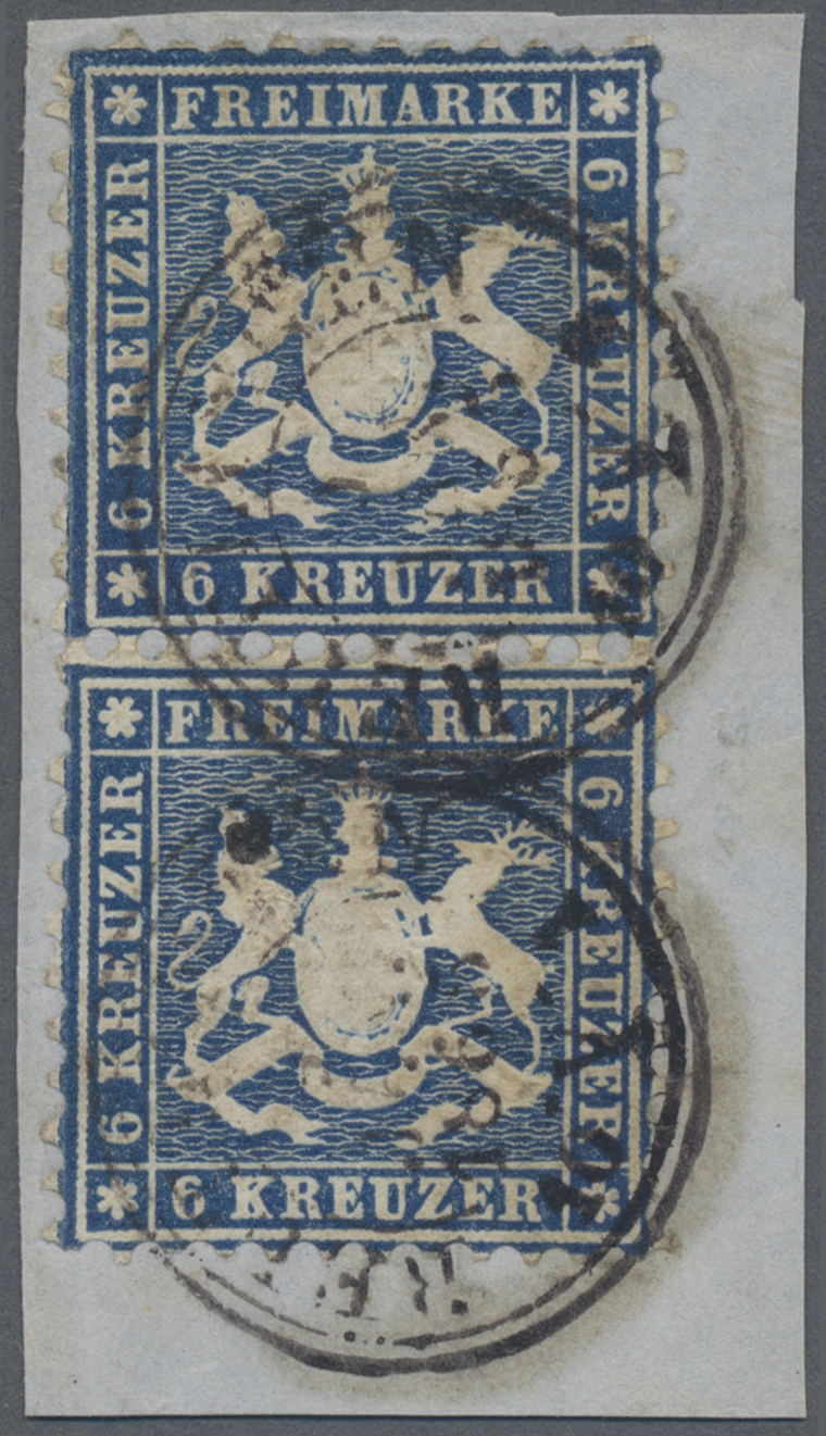 Lot 04859 - Württemberg - Marken und Briefe - Auktionshaus Christoph Gärtner GmbH & Co. KG 57th AUCTION - Day 3 Lot 04859 - Württemberg - Marken und Briefe - Auktionshaus Christoph Gärtner GmbH & Co. KG 57th AUCTION - Day 3