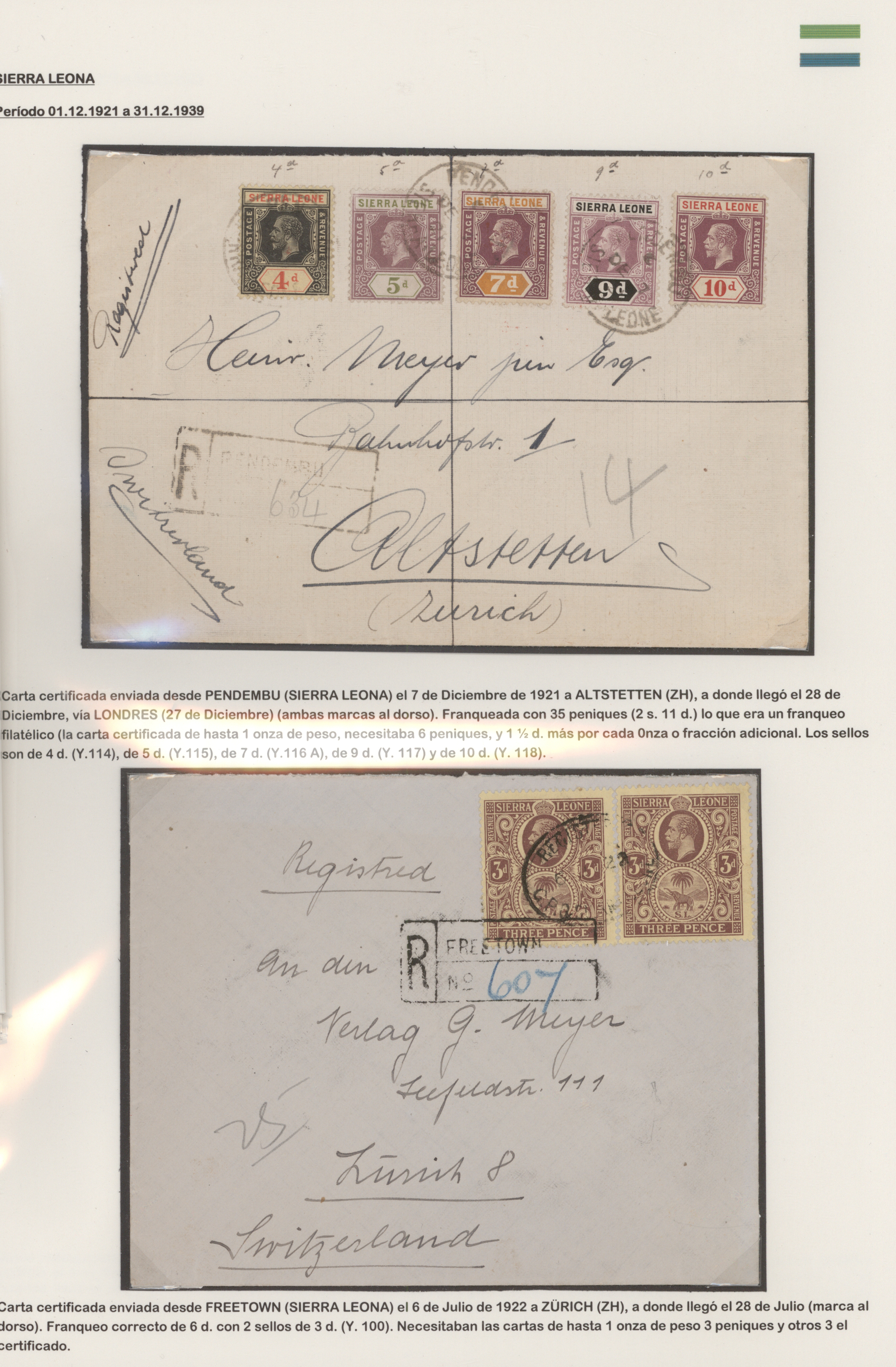 Lot 7686 - sierra leone  -  Auktionshaus Christoph Gärtner GmbH & Co. KG 54th AUCTION - Day 4