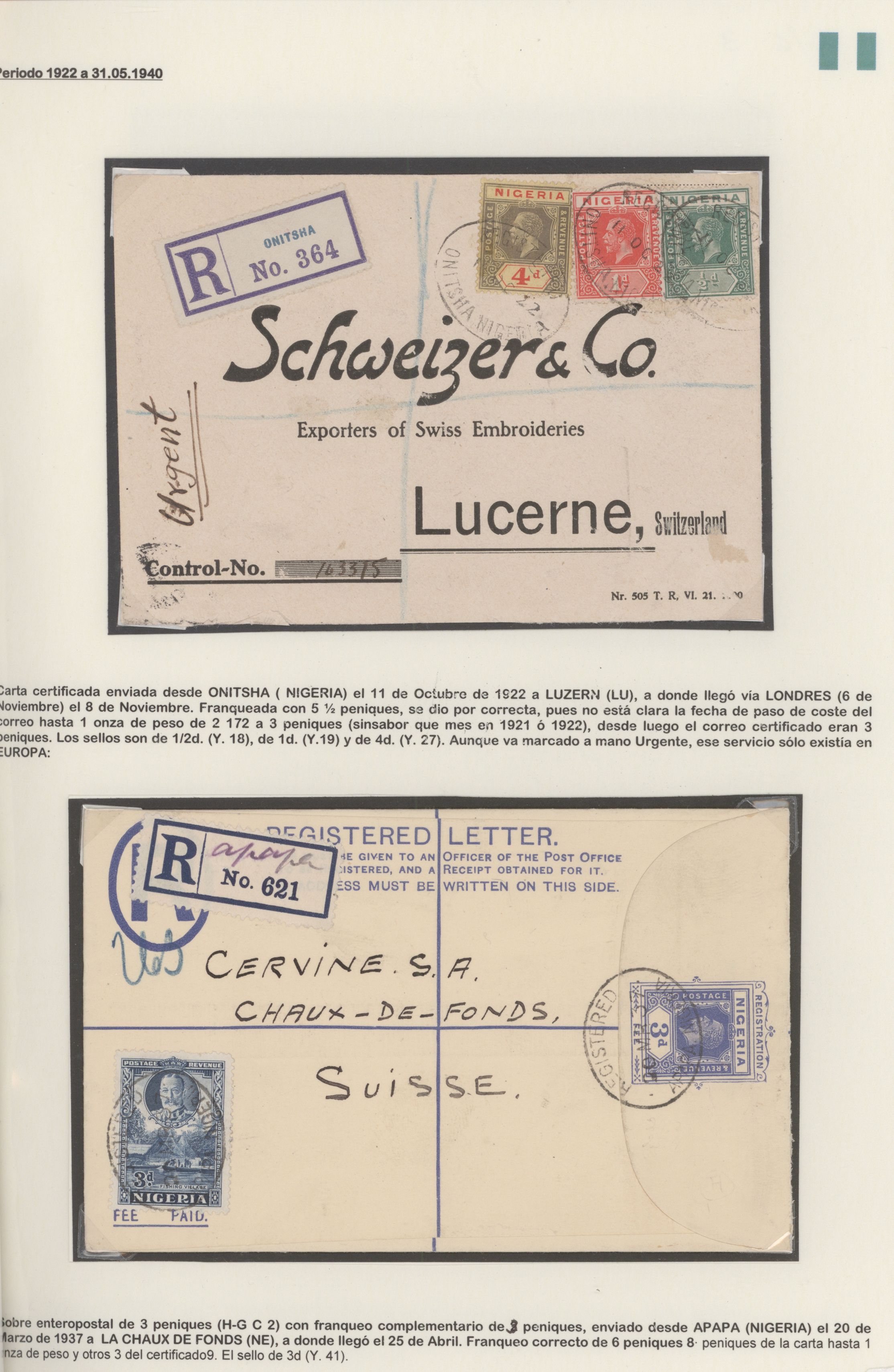 Lot 7622 - nigeria  -  Auktionshaus Christoph Gärtner GmbH & Co. KG 54th AUCTION - Day 4
