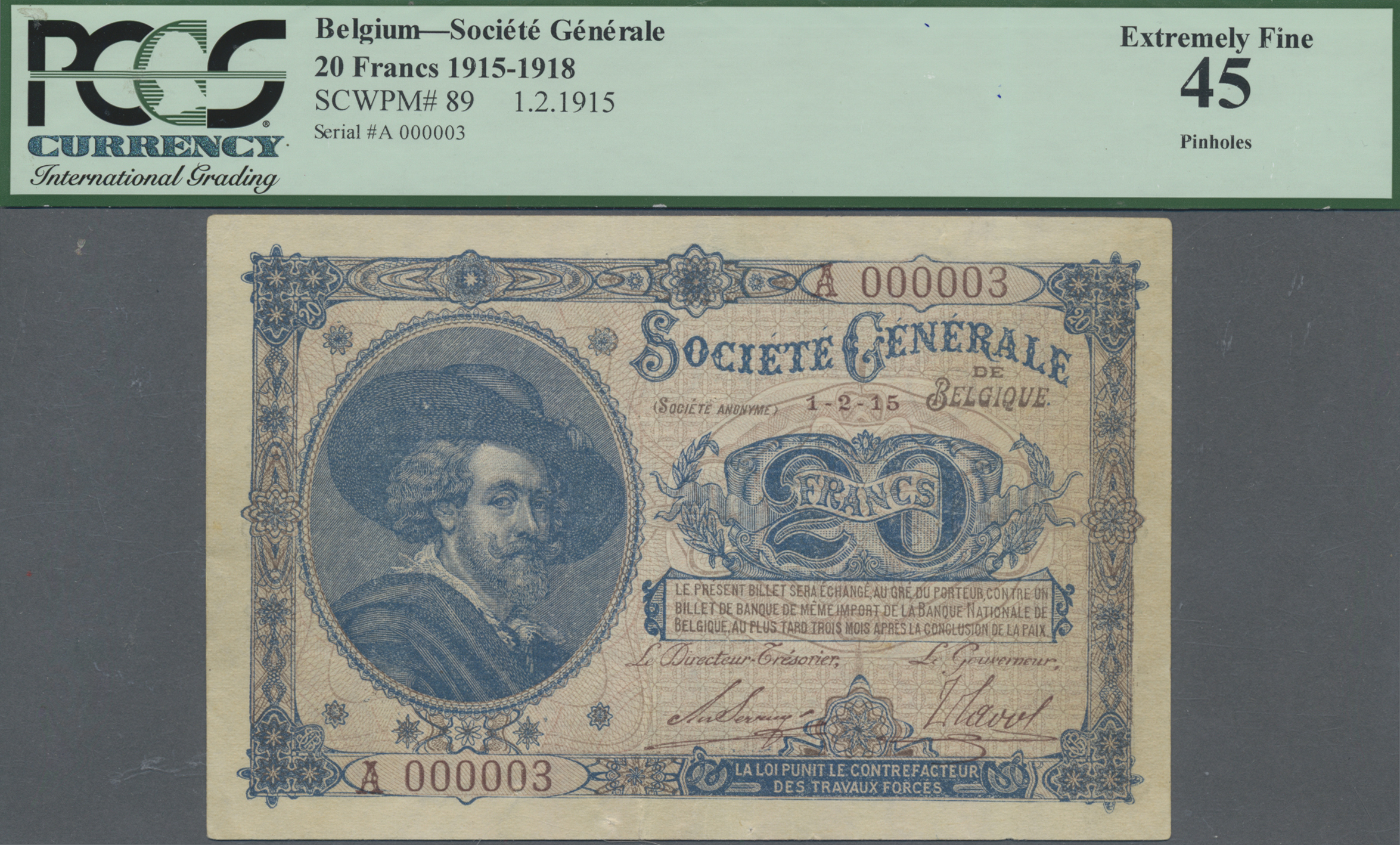 Lot 14550 - Deutschland - Nebengebiete Deutsches Reich | Banknoten  -  Auktionshaus Christoph Gärtner GmbH & Co. KG 53rd AUCTION - Day 6 Coins/Banknotes