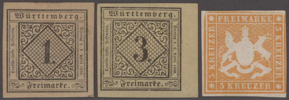 Lot 10371 - Württemberg - Marken und Briefe  -  Auktionshaus Christoph Gärtner GmbH & Co. KG 57th AUCTION - Day 5