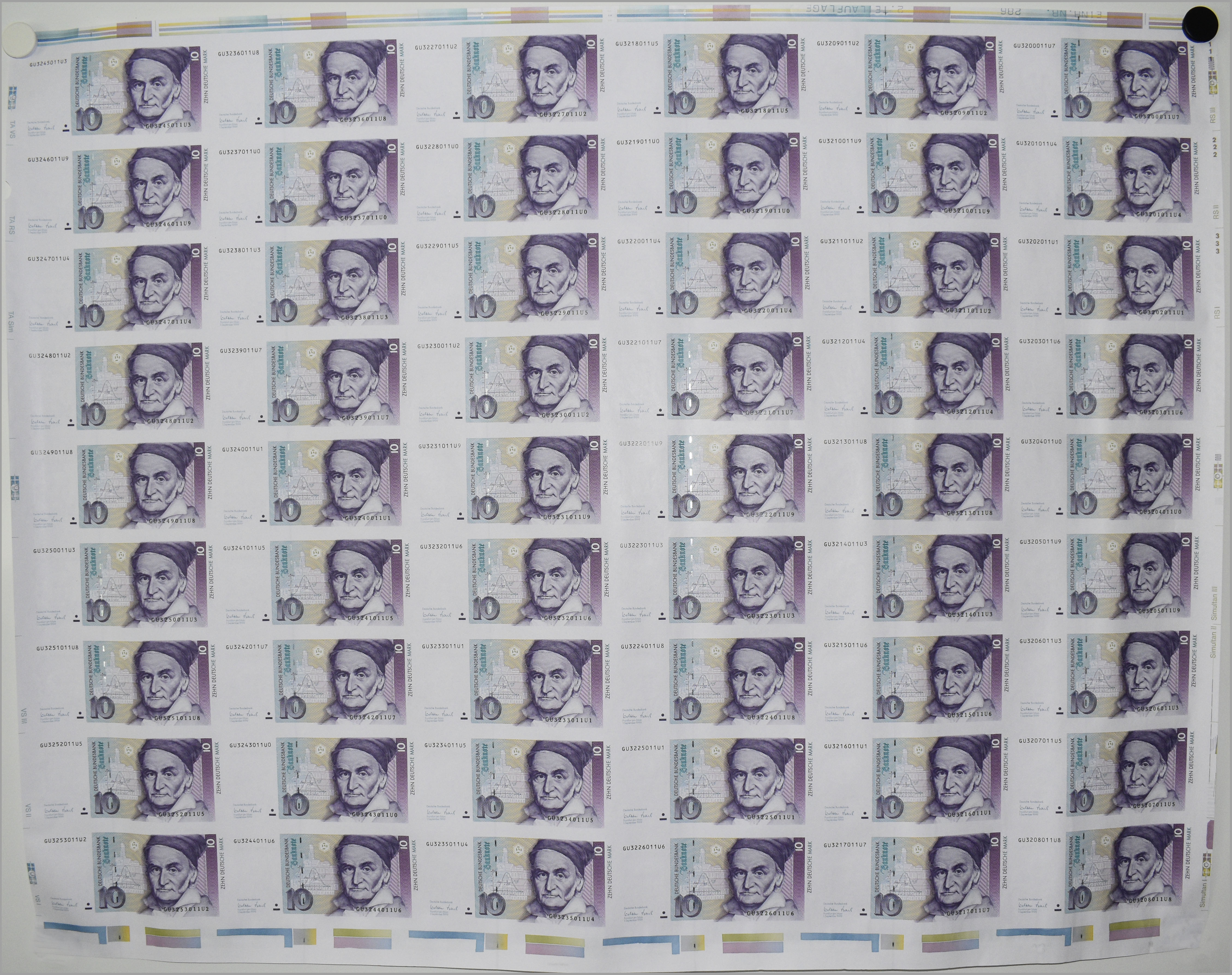 10 Deutsche Mark 1949 22 Viii Federal Republic 1949 Bank