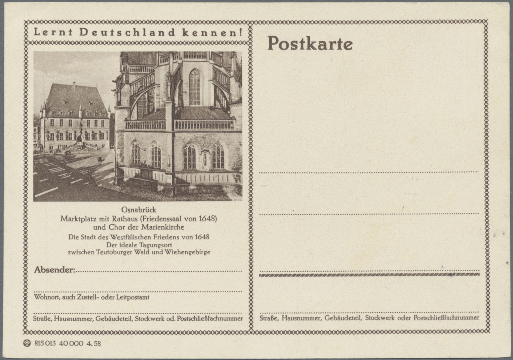 Lot 06747 - Bundesrepublik - Ganzsachen - Auktionshaus Christoph Gärtner GmbH & Co. KG 58th AUCTION - Day 2 Lot 06747 - Bundesrepublik - Ganzsachen - Auktionshaus Christoph Gärtner GmbH & Co. KG 58th AUCTION - Day 2