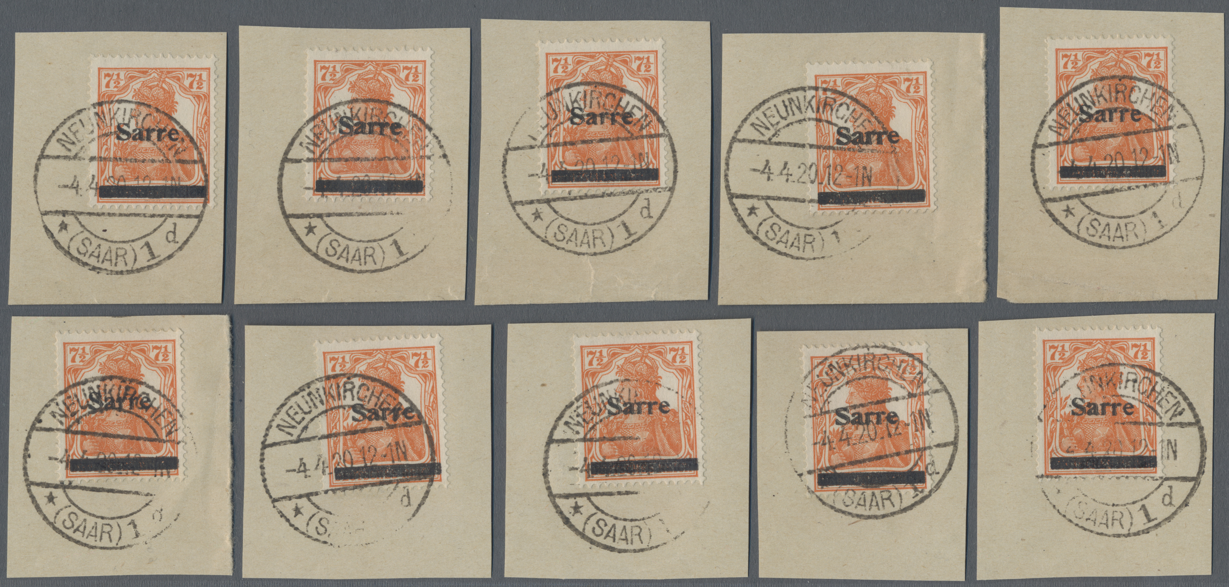 Lot 05872 - Deutsche Abstimmungsgebiete: Saargebiet - Auktionshaus Christoph Gärtner GmbH & Co. KG 57th AUCTION - Day 3 Lot 05872 - Deutsche Abstimmungsgebiete: Saargebiet - Auktionshaus Christoph Gärtner GmbH & Co. KG 57th AUCTION - Day 3