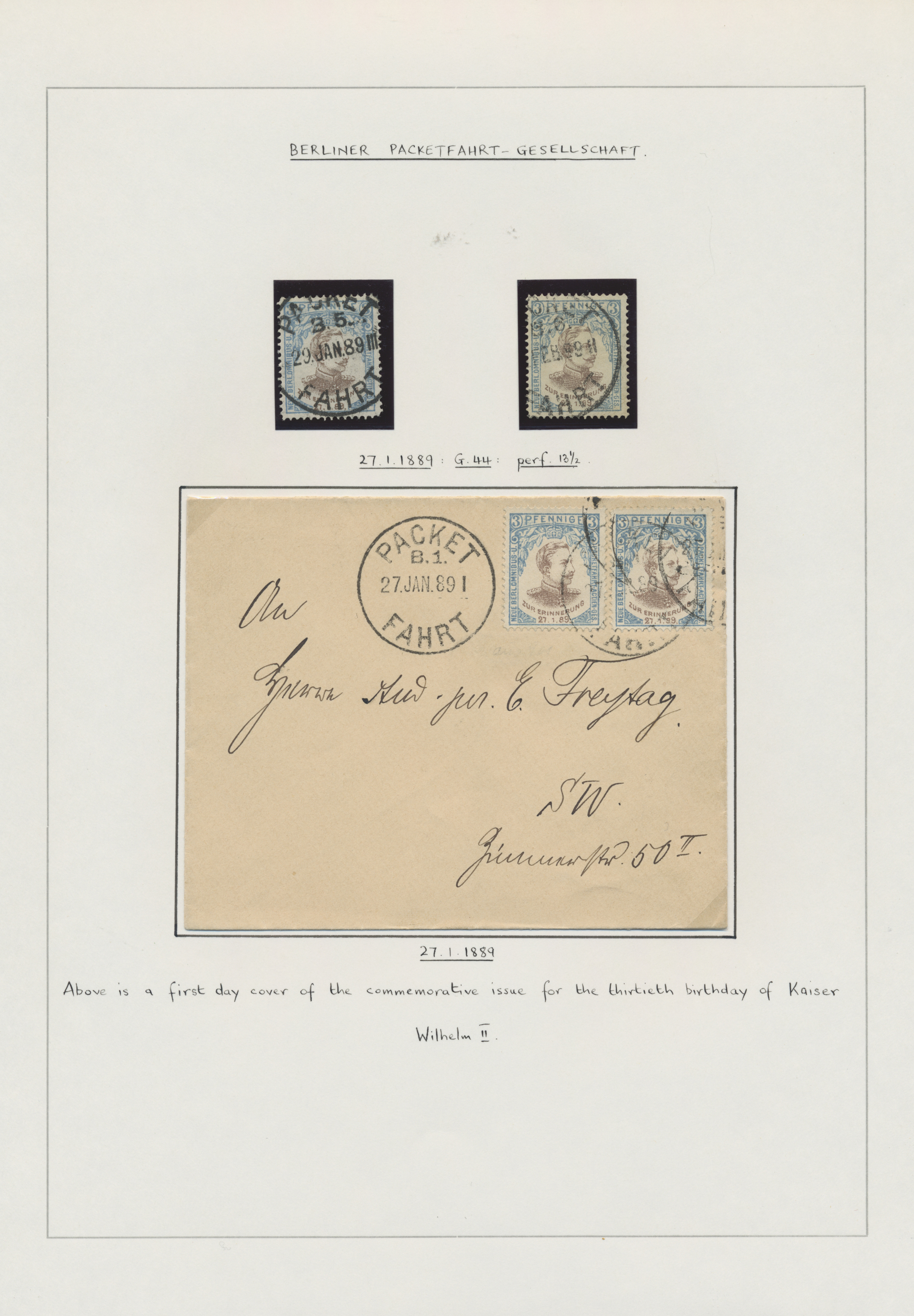 Lot 14258 - Deutsches Reich - Privatpost (Stadtpost)  -  Auktionshaus Christoph Gärtner GmbH & Co. KG 58th AUCTION - Day 5