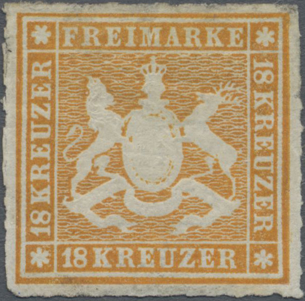 Lot 03075 - Württemberg - Marken und Briefe  -  Auktionshaus Christoph Gärtner GmbH & Co. KG 53rd AUCTION - Day 3 Germany