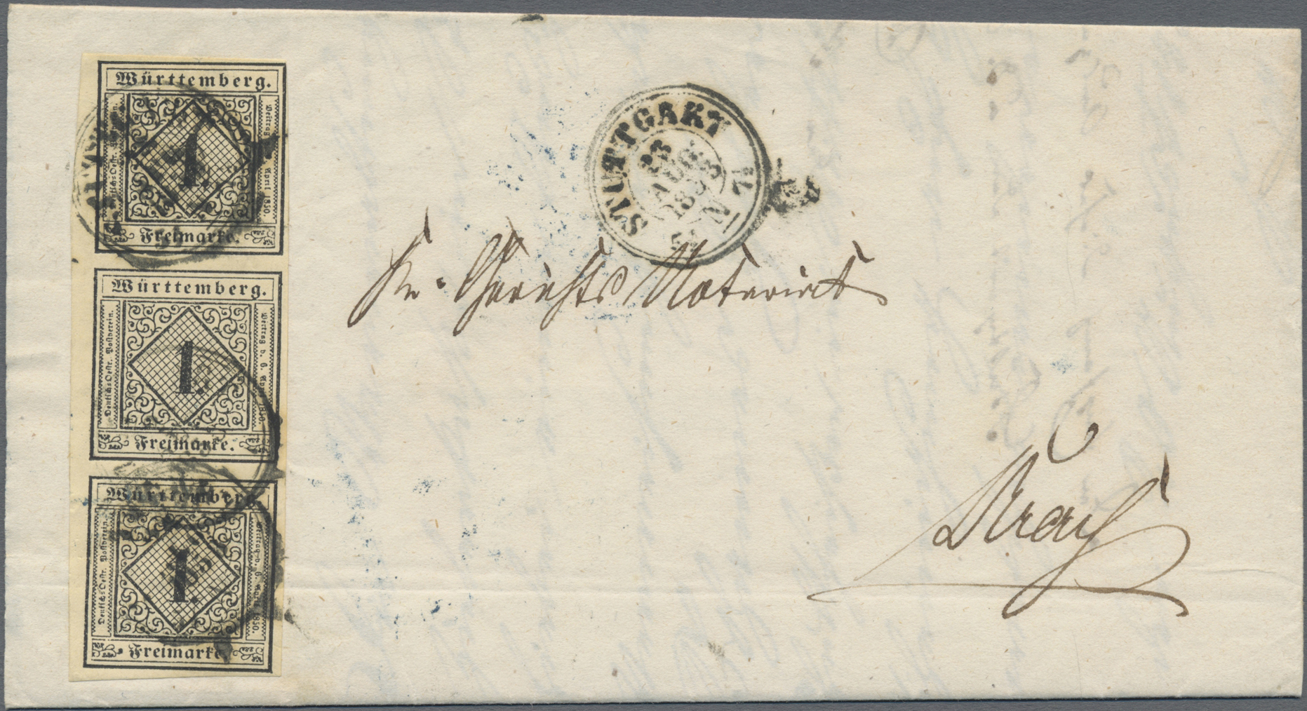 Lot 10368 - Württemberg - Marken und Briefe  -  Auktionshaus Christoph Gärtner GmbH & Co. KG 57th AUCTION - Day 5