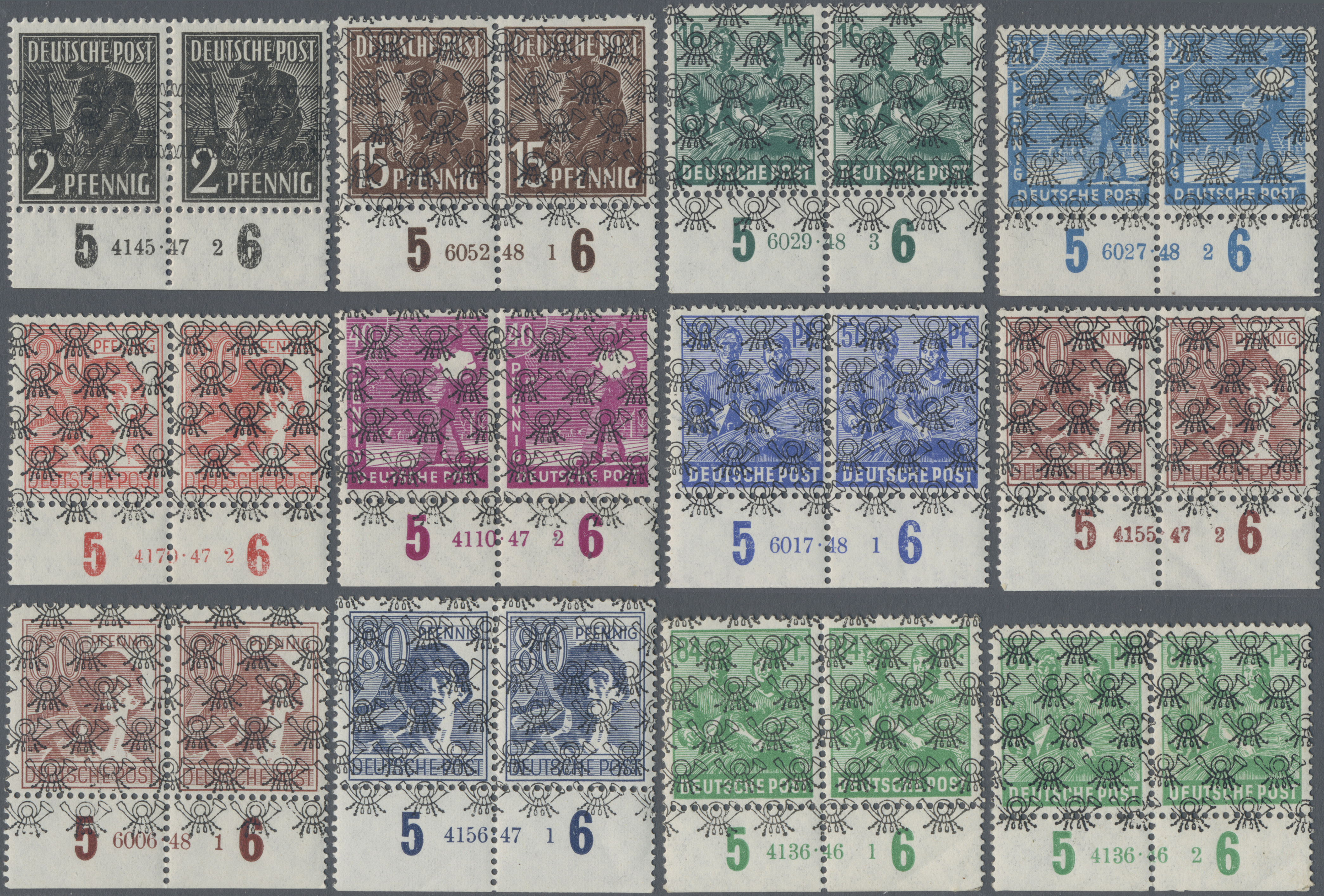 Lot 04557 - bizone - Auktionshaus Christoph Gärtner GmbH & Co. KG 53rd AUCTION - Day 3 Germany Lot 04557 - bizone - Auktionshaus Christoph Gärtner GmbH & Co. KG 53rd AUCTION - Day 3 Germany