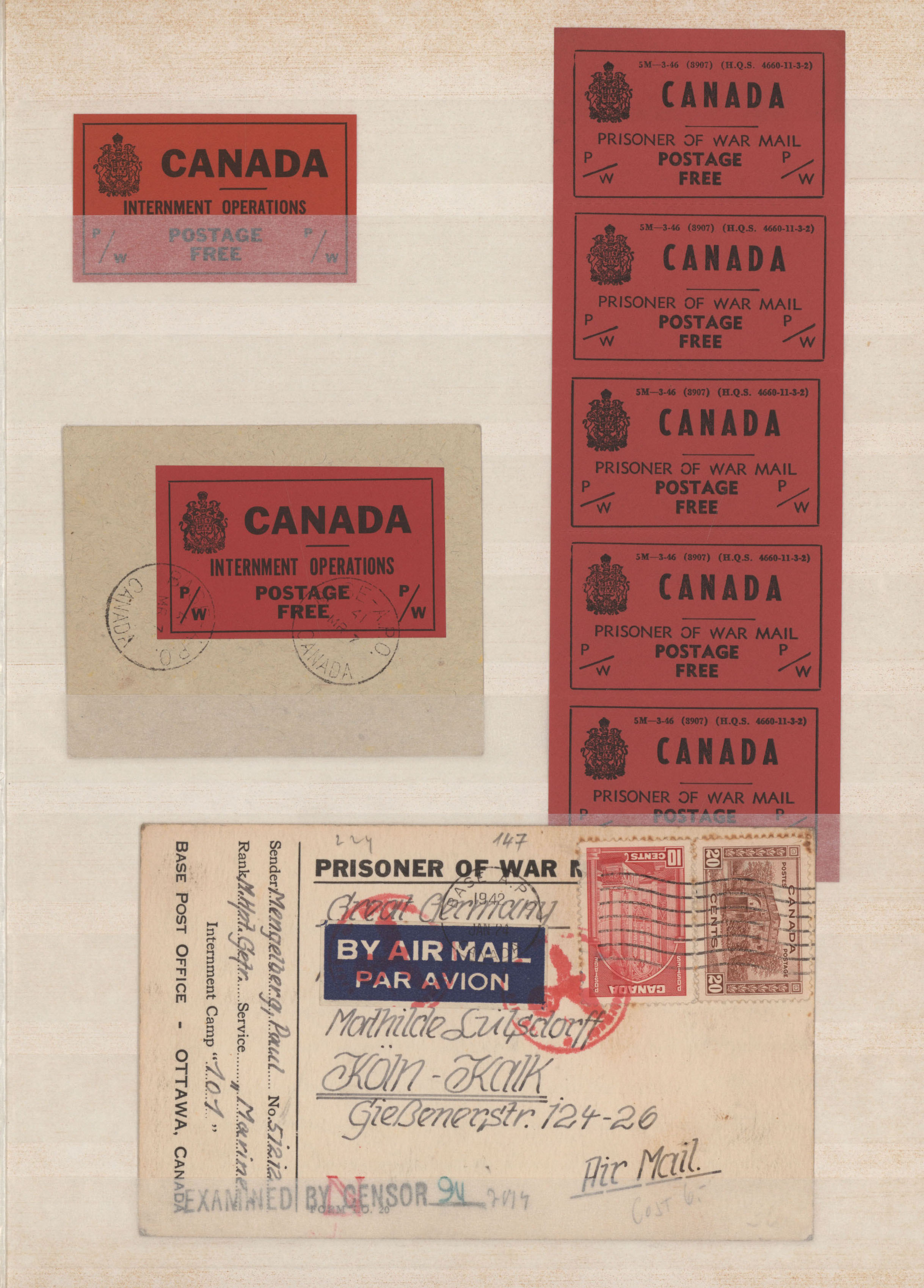 Lot 07153 - Canada - Besonderheiten  -  Auktionshaus Christoph Gärtner GmbH & Co. KG 57th AUCTION - Day 4