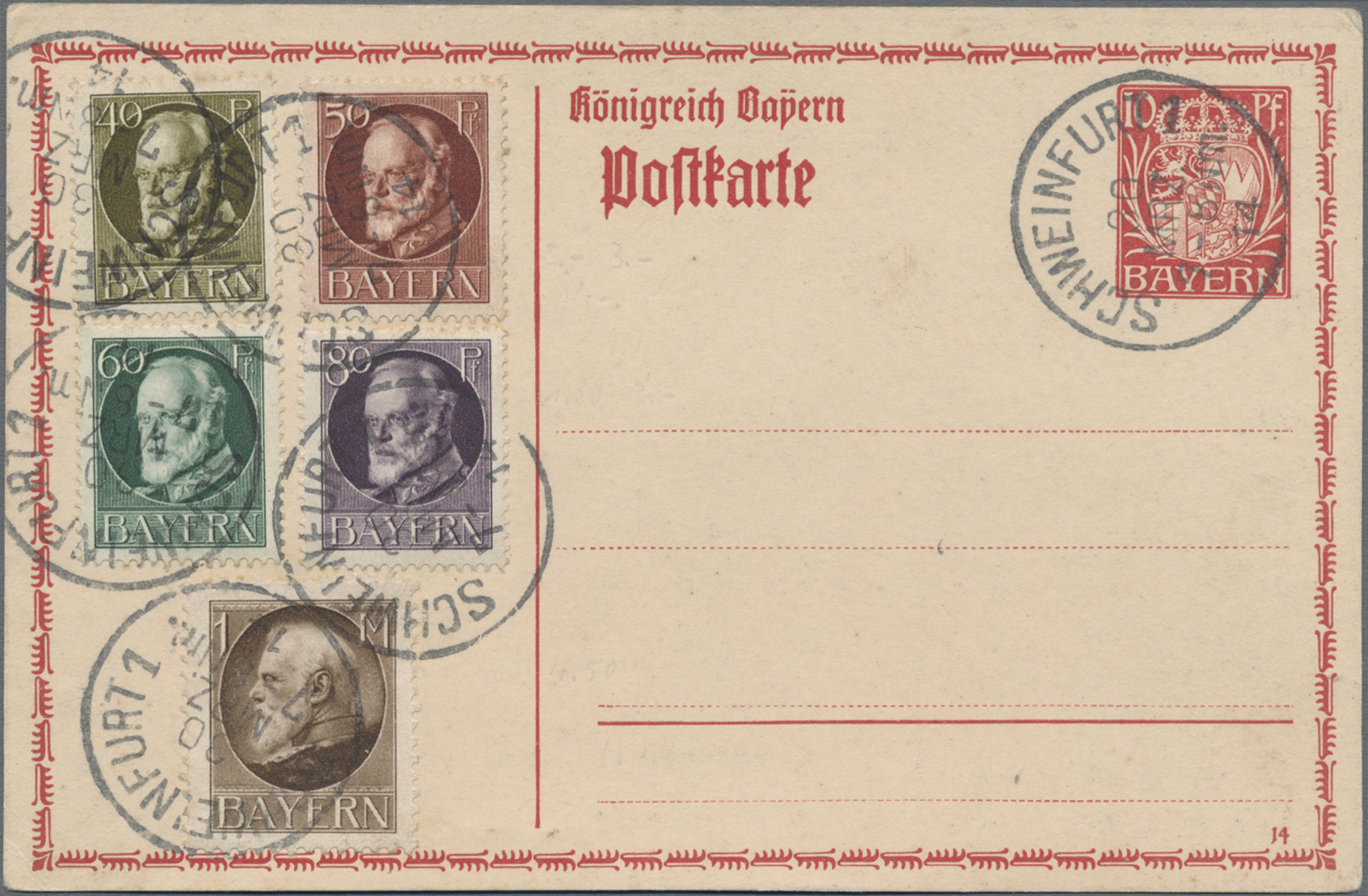 Lot 08131 - Bayern - Marken und Briefe  -  Auktionshaus Christoph Gärtner GmbH & Co. KG 52nd Auction - Day 4