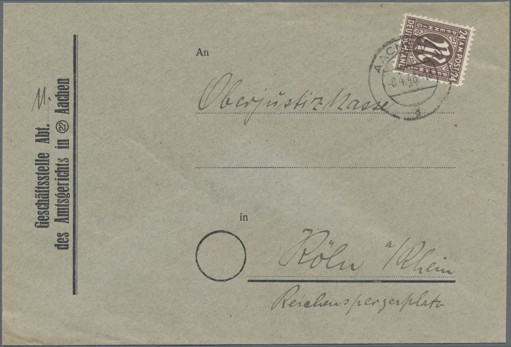 Lot 04546 - bizone - Auktionshaus Christoph Gärtner GmbH & Co. KG 53rd AUCTION - Day 3 Germany Lot 04546 - bizone - Auktionshaus Christoph Gärtner GmbH & Co. KG 53rd AUCTION - Day 3 Germany