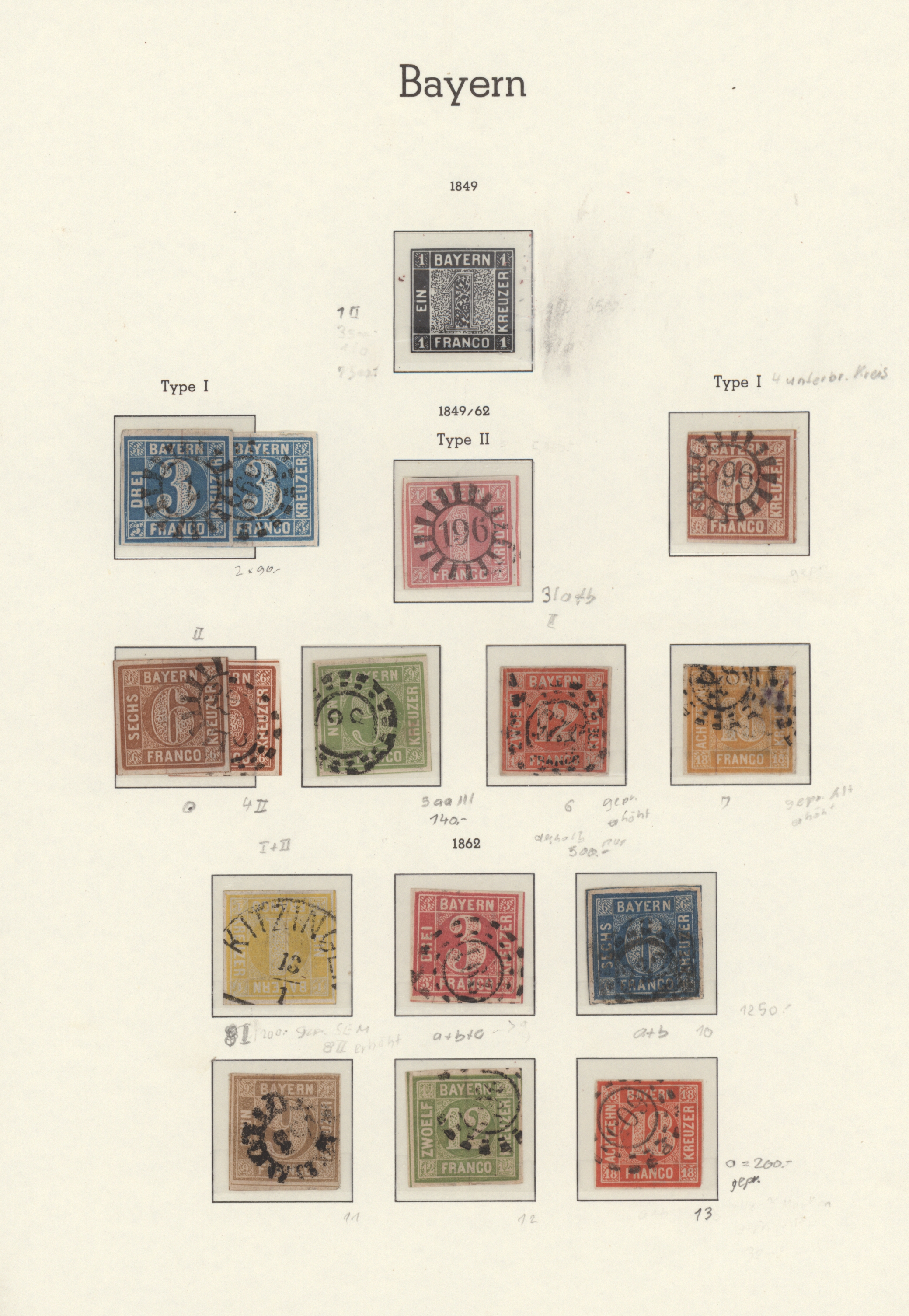 Lot 10188 - Bayern - Marken und Briefe - Auktionshaus Christoph Gärtner GmbH & Co. KG 57th AUCTION - Day 5 Lot 10188 - Bayern - Marken und Briefe - Auktionshaus Christoph Gärtner GmbH & Co. KG 57th AUCTION - Day 5