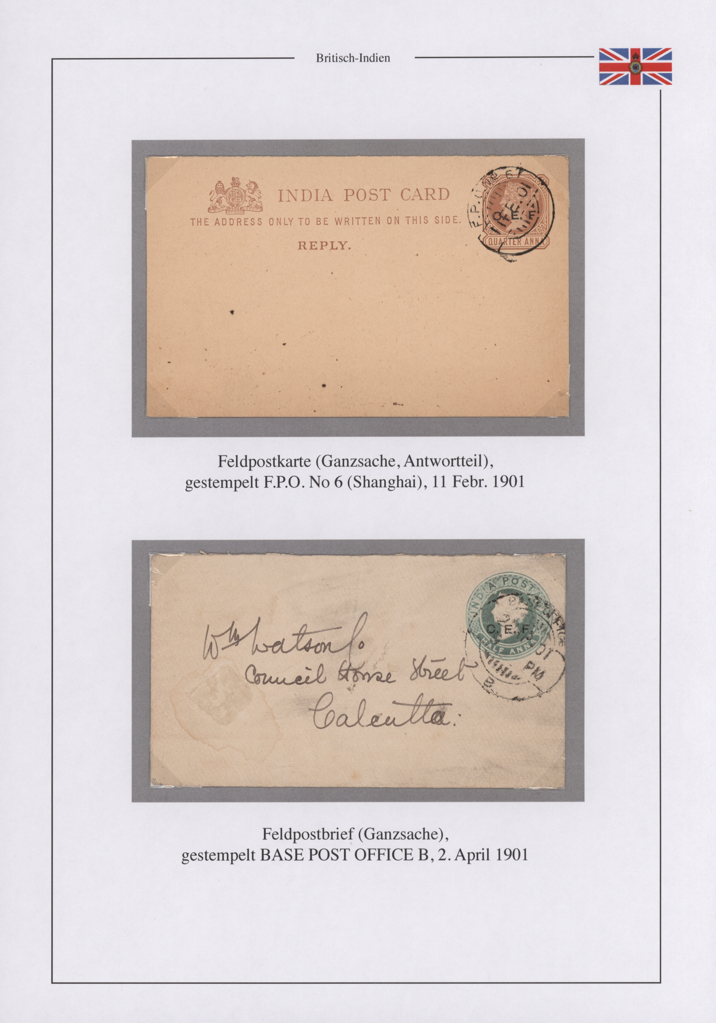 Lot 07195 - China - Fremde Postanstalten / Foreign Offices  -  Auktionshaus Christoph Gärtner GmbH & Co. KG 57th AUCTION - Day 4