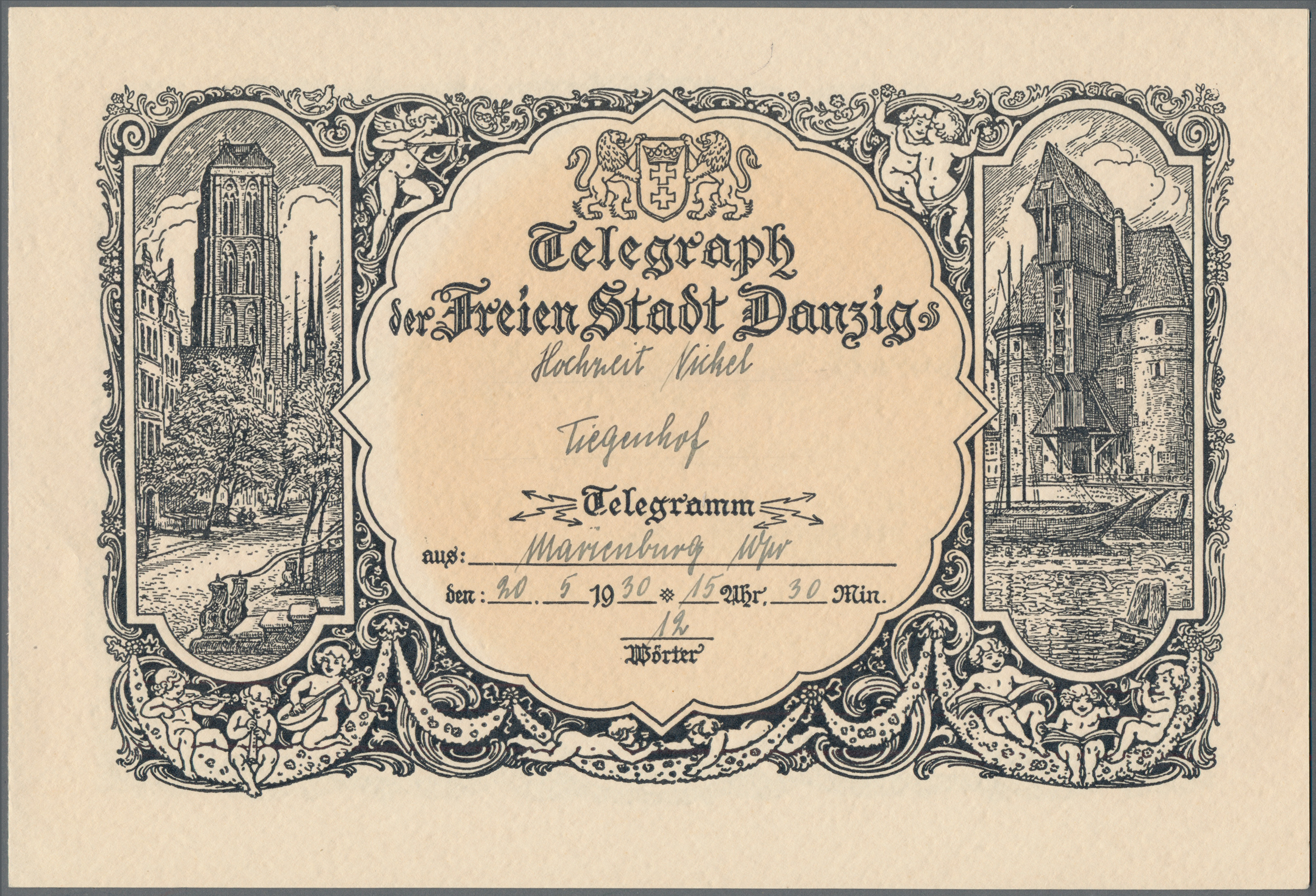 Lot 05935 - Danzig - Besonderheiten - Auktionshaus Christoph Gärtner GmbH & Co. KG 58th AUCTION - Day 2 Lot 05935 - Danzig - Besonderheiten - Auktionshaus Christoph Gärtner GmbH & Co. KG 58th AUCTION - Day 2