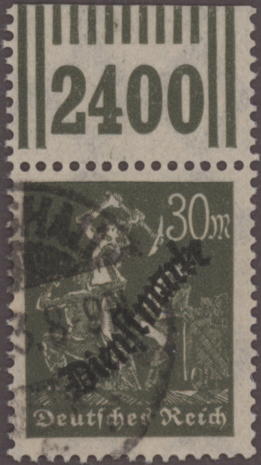 Lot 10768 - Deutsches Reich - Dienstmarken - Auktionshaus Christoph Gärtner GmbH & Co. KG 57th AUCTION - Day 5 Lot 10768 - Deutsches Reich - Dienstmarken - Auktionshaus Christoph Gärtner GmbH & Co. KG 57th AUCTION - Day 5