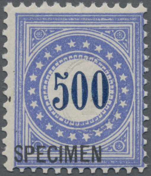 Lot 02546 - schweiz - portomarken  -  Auktionshaus Christoph Gärtner GmbH & Co. KG 53rd AUCTION - Day 2 Overseas, Europe
