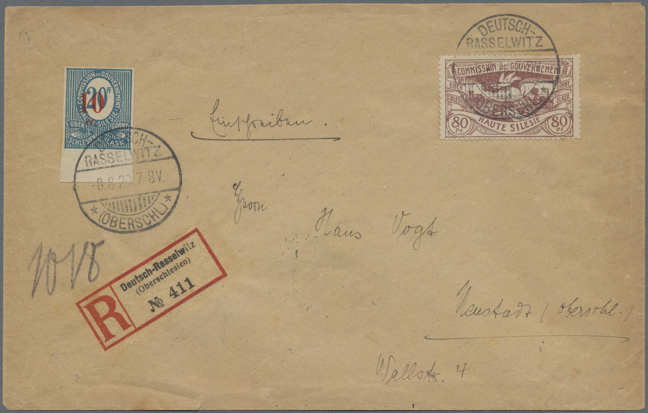 Lot 1413 - Deutsche Abstimmungsgebiete: Oberschlesien - Auction #211 Lot 1413 - Deutsche Abstimmungsgebiete: Oberschlesien - Auction #211