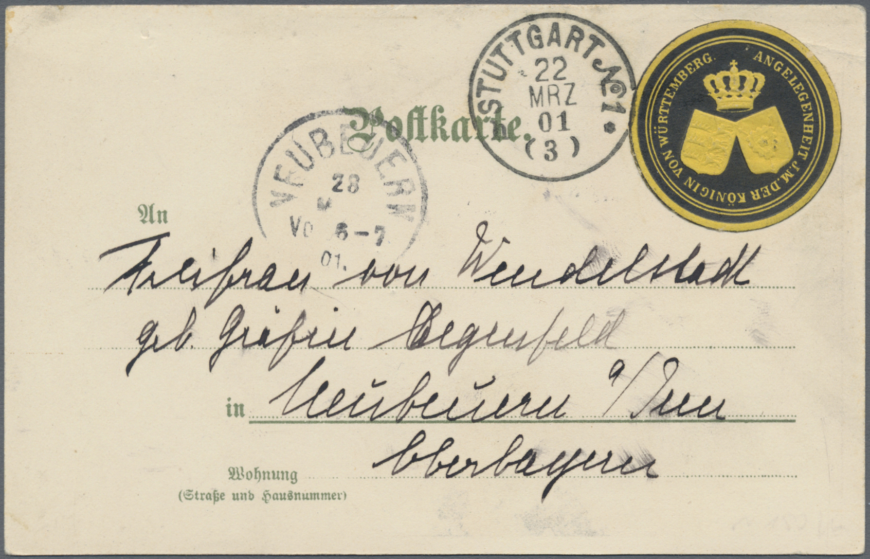Lot 04766A - württemberg - besonderheiten  -  Auktionshaus Christoph Gärtner GmbH & Co. KG 56th AUCTION - Day 3