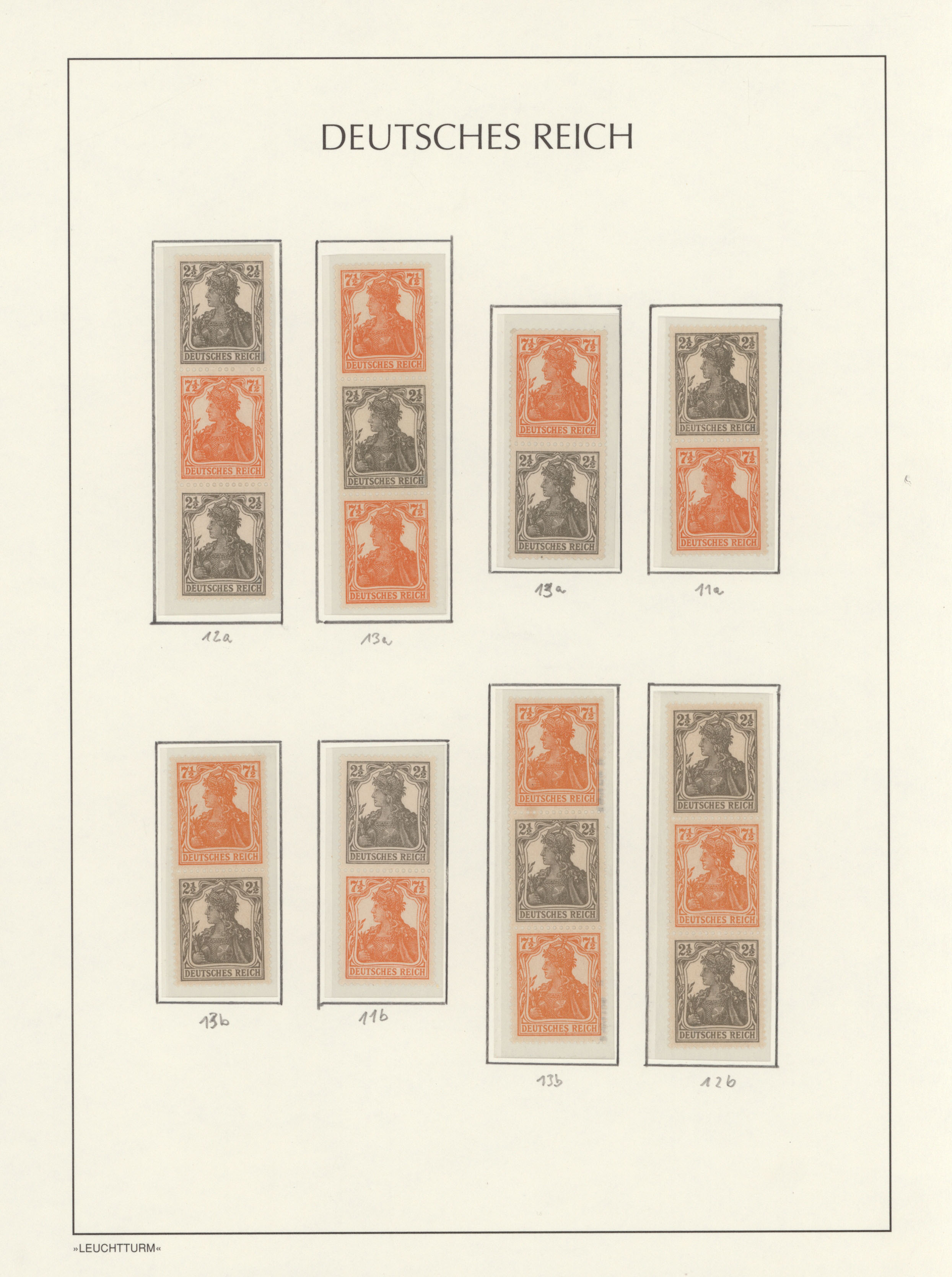 Lot 10750 - Deutsches Reich - Zusammendrucke  -  Auktionshaus Christoph Gärtner GmbH & Co. KG 57th AUCTION - Day 5