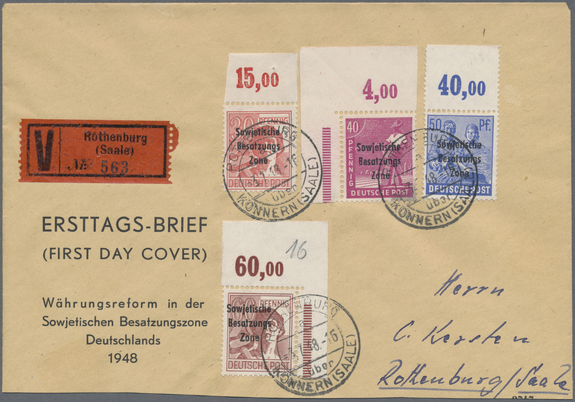 Lot 06449 - Sowjetische Zone - Allgemeine Ausgaben - Auktionshaus Christoph Gärtner GmbH & Co. KG 57th AUCTION - Day 3 Lot 06449 - Sowjetische Zone - Allgemeine Ausgaben - Auktionshaus Christoph Gärtner GmbH & Co. KG 57th AUCTION - Day 3