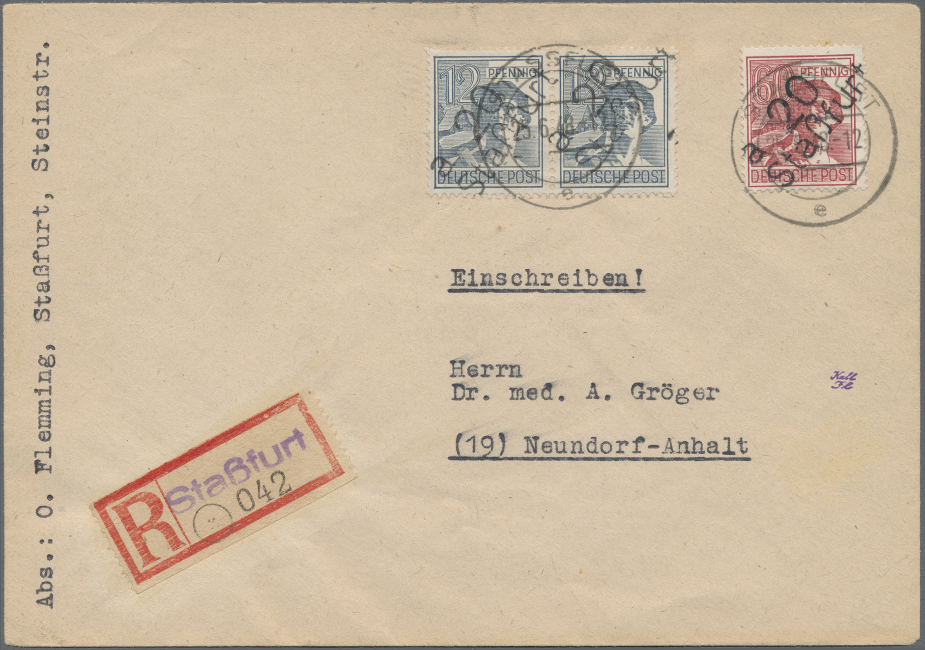Lot 06336 - Sowjetische Zone - Bezirkshandstempel - IV - Bez. 20 (Halle) - Auktionshaus Christoph Gärtner GmbH & Co. KG 55th AUCTION - Day 3 Lot 06336 - Sowjetische Zone - Bezirkshandstempel - IV - Bez. 20 (Halle) - Auktionshaus Christoph Gärtner GmbH & Co. KG 55th AUCTION - Day 3