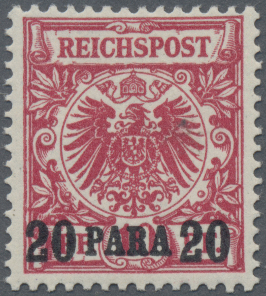 Stamp Auction deutsche post in der türkei Sale 46 Single lots