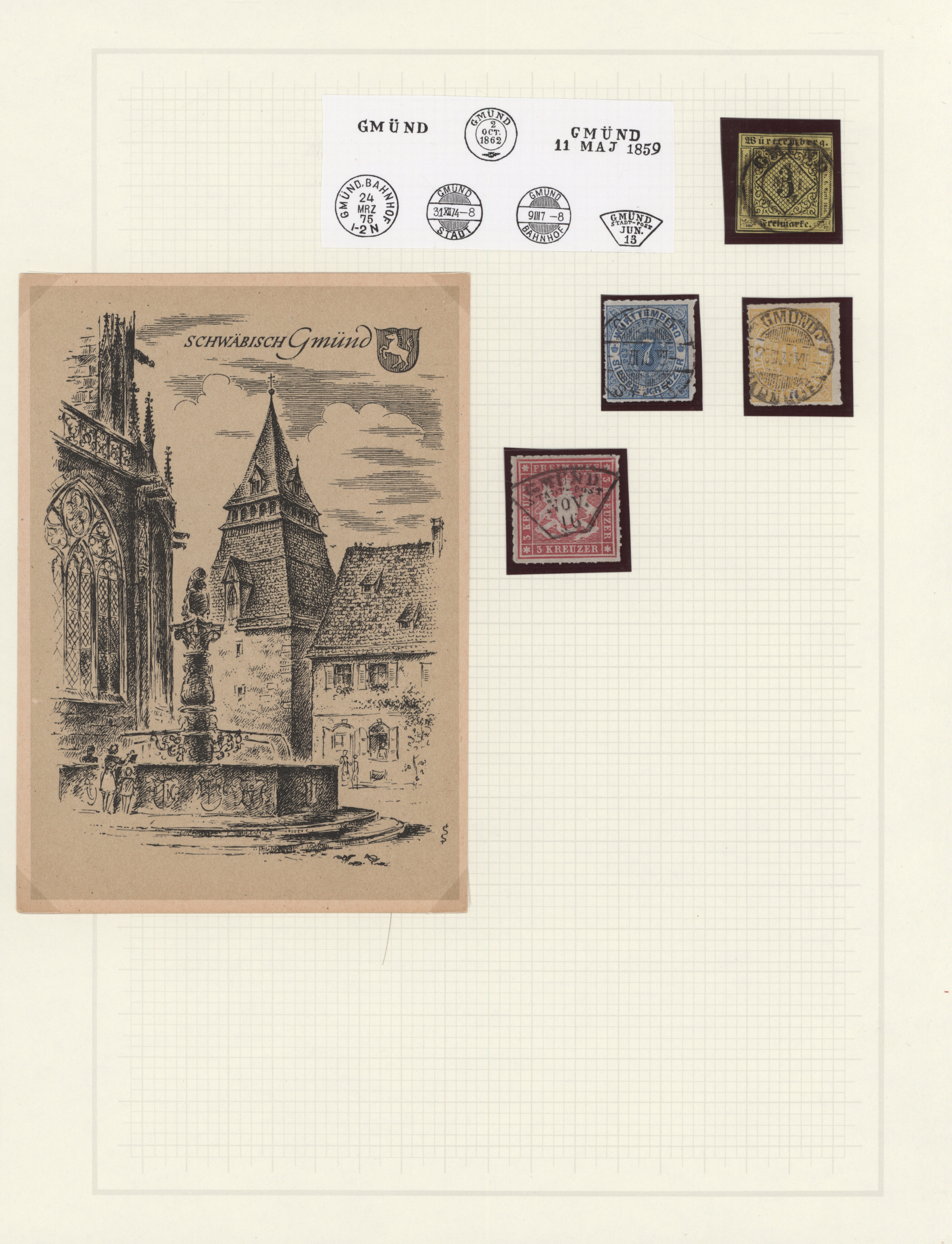 Lot 10397 - württemberg - stempel - Auktionshaus Christoph Gärtner GmbH & Co. KG 57th AUCTION - Day 5 Lot 10397 - württemberg - stempel - Auktionshaus Christoph Gärtner GmbH & Co. KG 57th AUCTION - Day 5