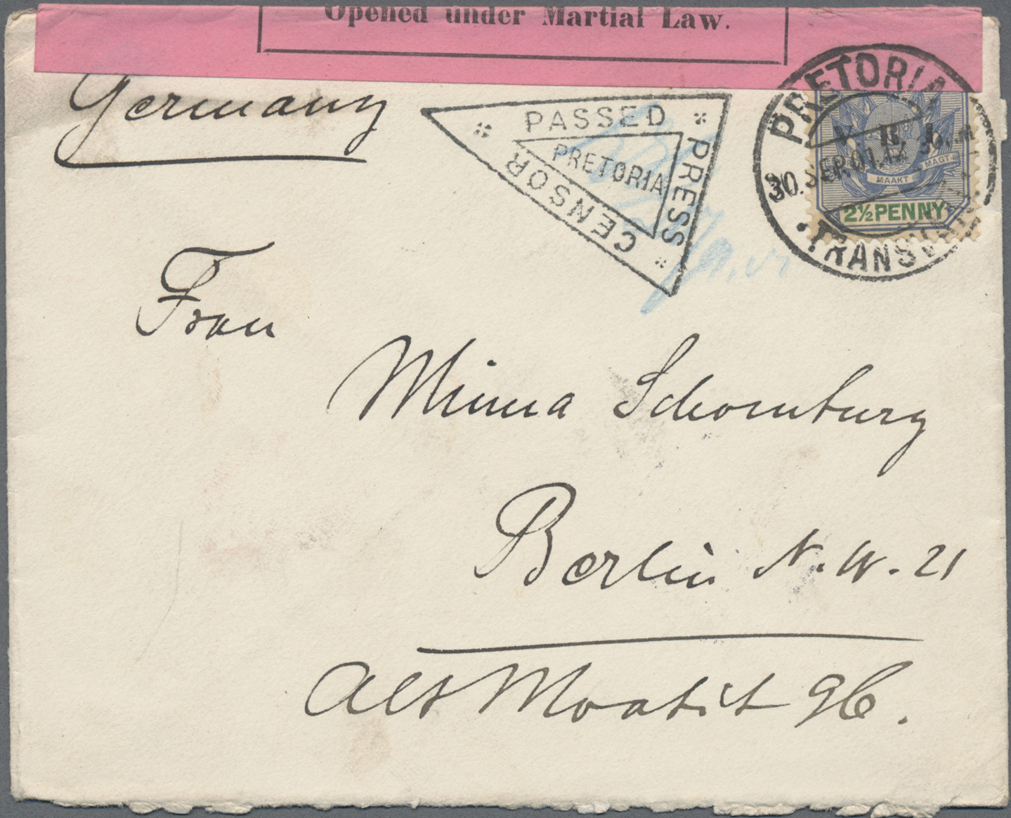 Lot 11146 - zensurpost - Auktionshaus Christoph Gärtner GmbH & Co. KG 57th AUCTION - Day 5 Lot 11146 - zensurpost - Auktionshaus Christoph Gärtner GmbH & Co. KG 57th AUCTION - Day 5