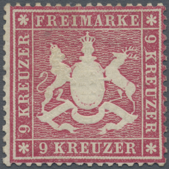 Lot 620 - Württemberg - Marken und Briefe - Auktionshaus Edgar Mohrmann & Co. Internat. Briefmarken-Auktionen GmhH Auction #211 Lot 620 - Württemberg - Marken und Briefe - Auktionshaus Edgar Mohrmann & Co. Internat. Briefmarken-Auktionen GmhH Auction #211