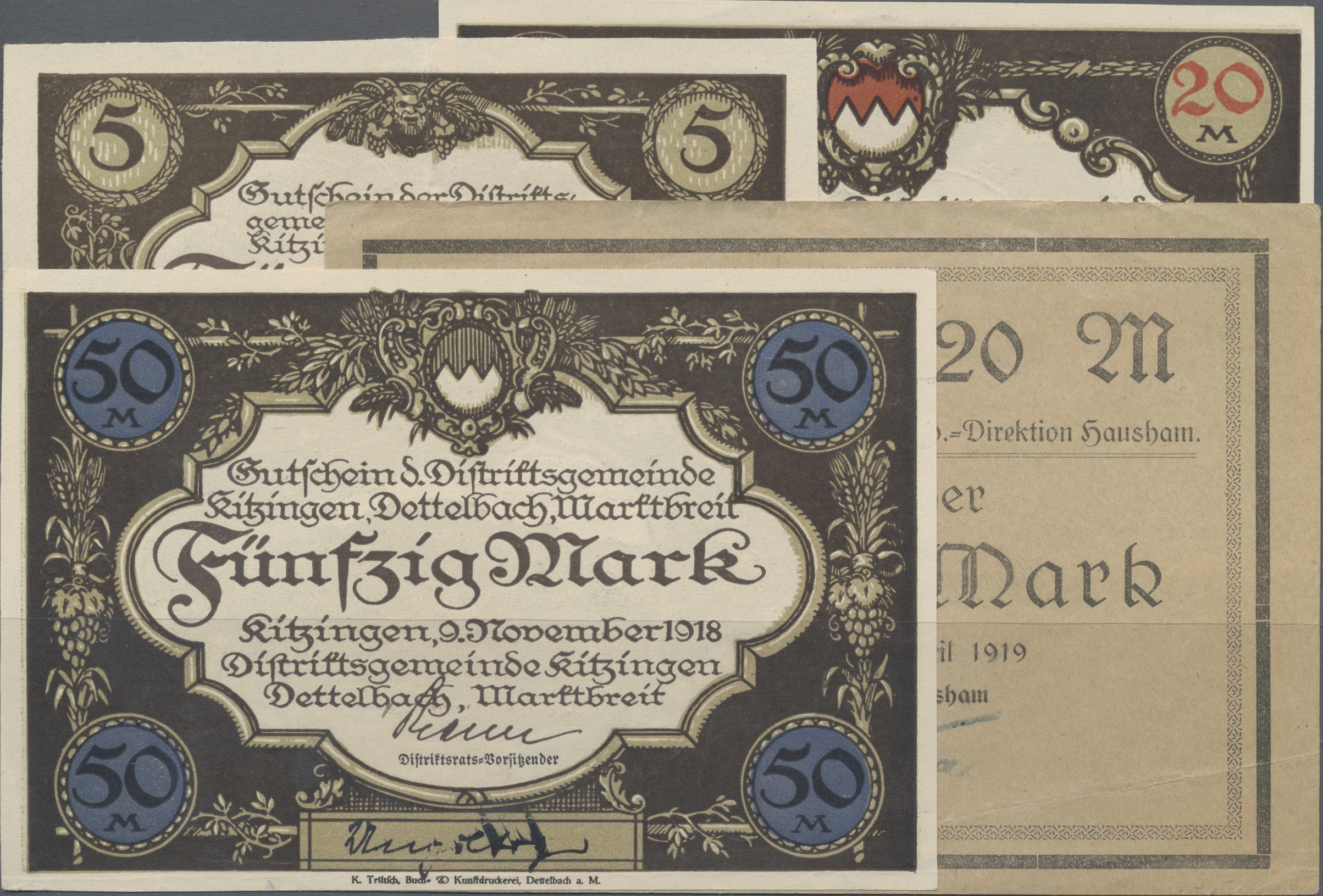 Lot 14669 - Deutschland - Notgeld - Bayern | Banknoten - Auktionshaus Christoph Gärtner GmbH & Co. KG 53rd AUCTION - Day 6 Coins & Banknotes Lot 14669 - Deutschland - Notgeld - Bayern | Banknoten - Auktionshaus Christoph Gärtner GmbH & Co. KG 53rd AUCTION - Day 6 Coins & Banknotes