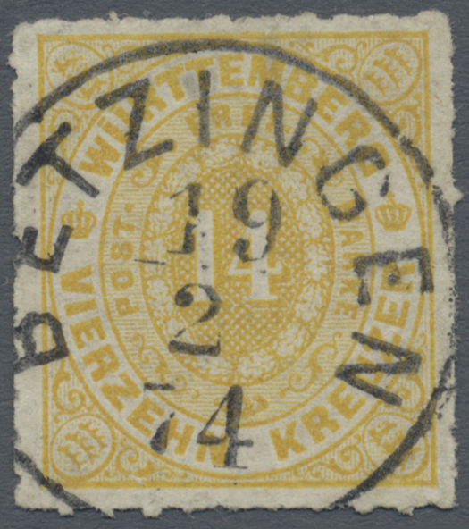 Lot 626 - Württemberg - Marken und Briefe - Auction #211 Lot 626 - Württemberg - Marken und Briefe - Auction #211