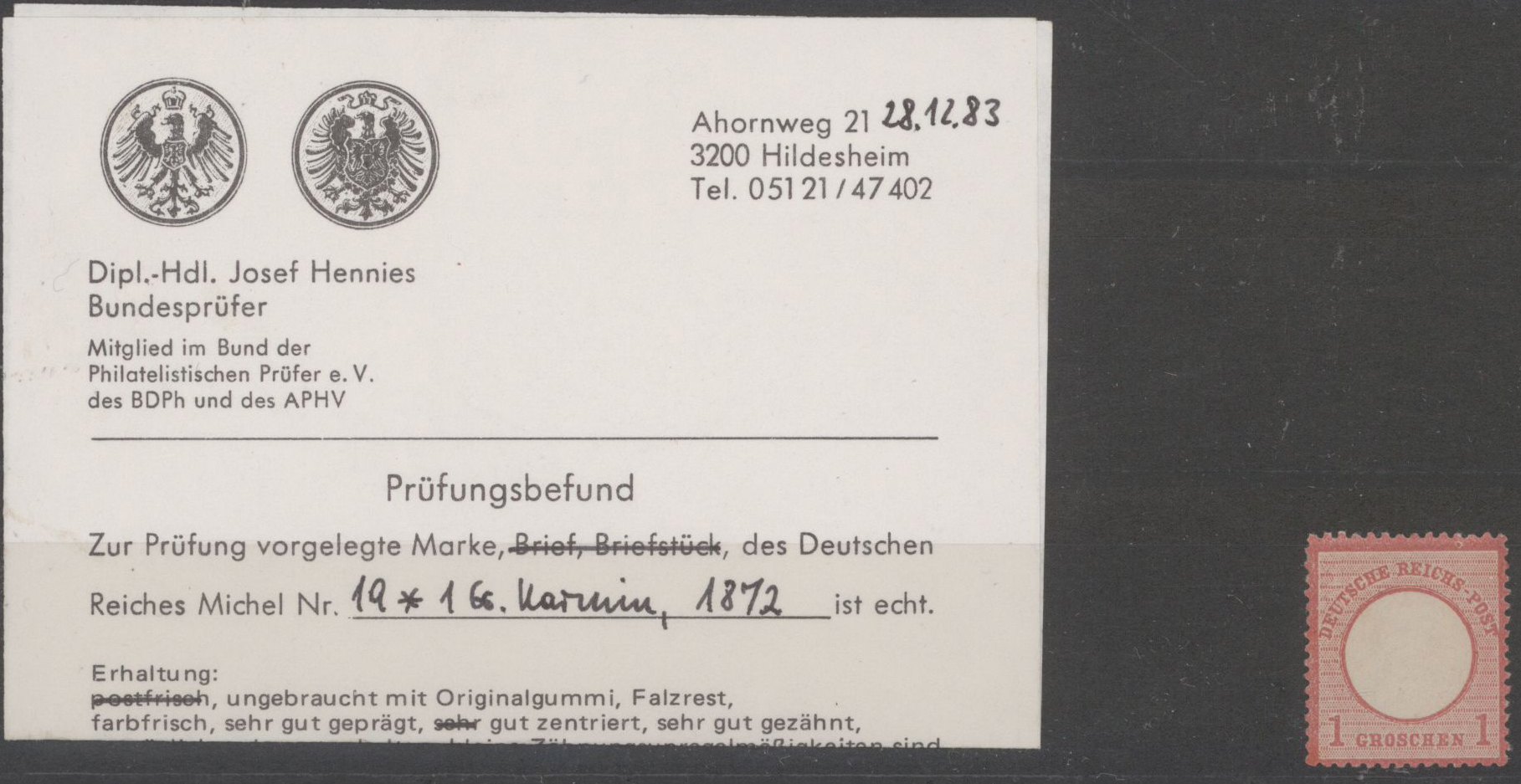 Lot 22538 - deutschland  -  Auktionshaus Christoph Gärtner GmbH & Co. KG 50th Auction Anniversary Auction - Day 7