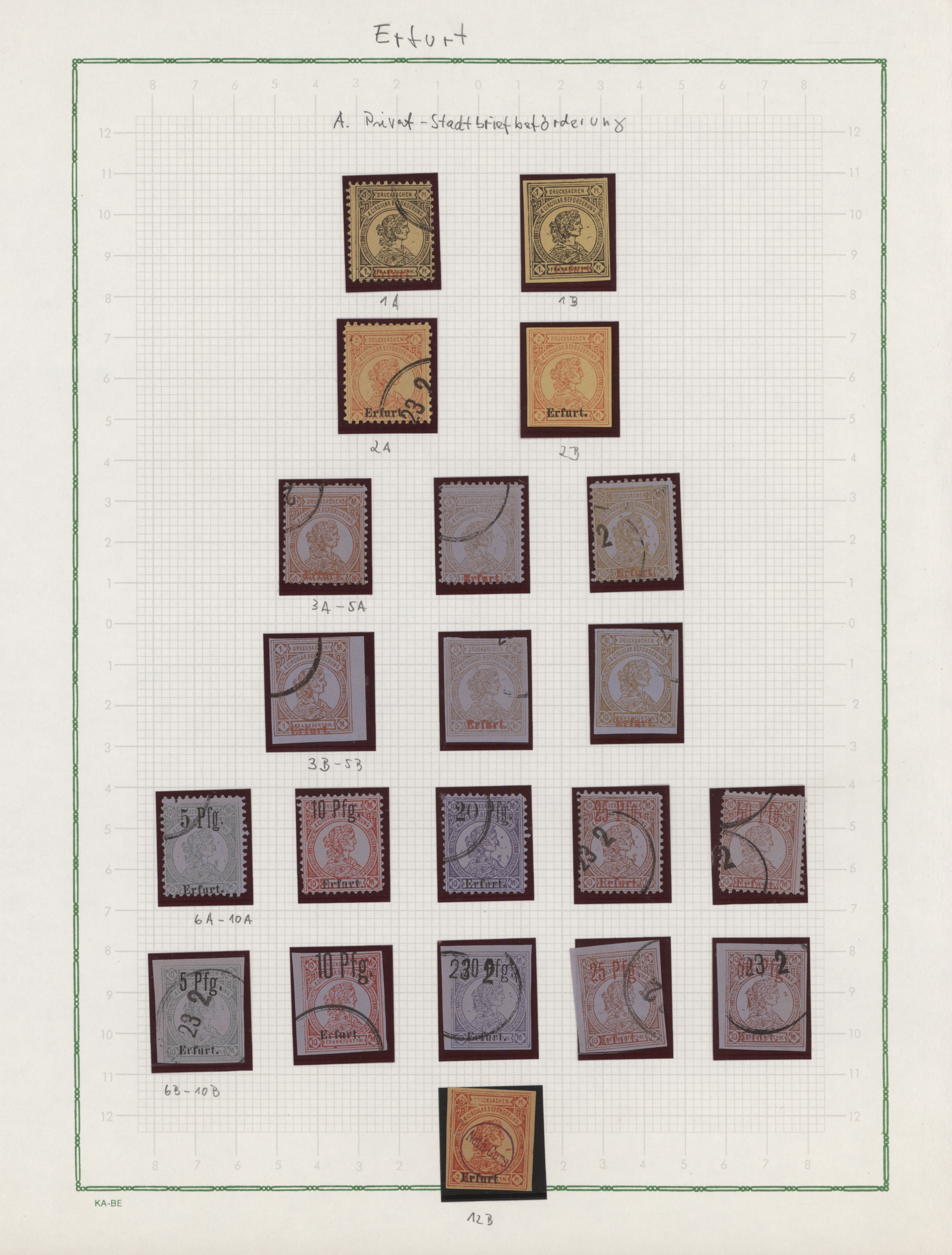 Lot 10808 - Deutsches Reich - Privatpost (Stadtpost)  -  Auktionshaus Christoph Gärtner GmbH & Co. KG 57th AUCTION - Day 5
