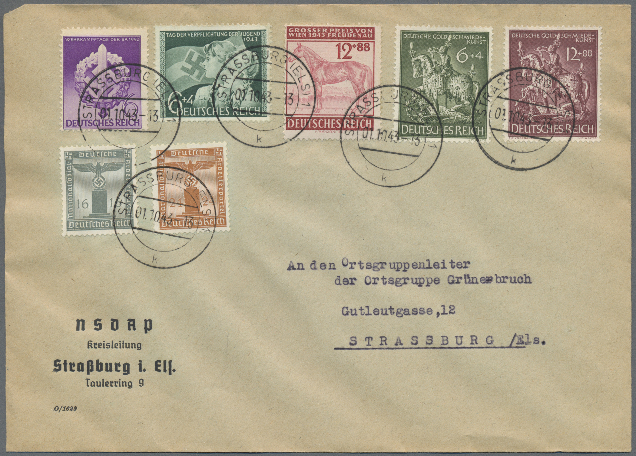 Lot 08736 - Deutsches Reich - 3. Reich  -  Auktionshaus Christoph Gärtner GmbH & Co. KG 53rd AUCTION - Day 5, Collections Estates, Germany, Picture Postcards