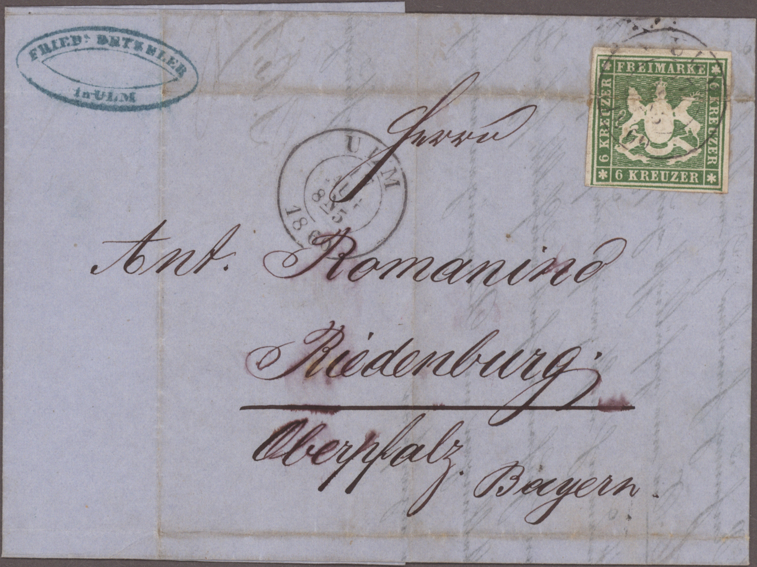 Lot 10363 - Württemberg - Marken und Briefe  -  Auktionshaus Christoph Gärtner GmbH & Co. KG 57th AUCTION - Day 5