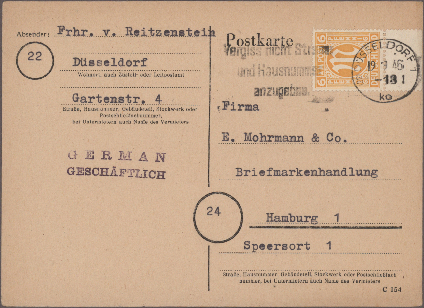 Lot 11792 - bizone - Auktionshaus Christoph Gärtner GmbH & Co. KG 57th AUCTION - Day 5 Lot 11792 - bizone - Auktionshaus Christoph Gärtner GmbH & Co. KG 57th AUCTION - Day 5